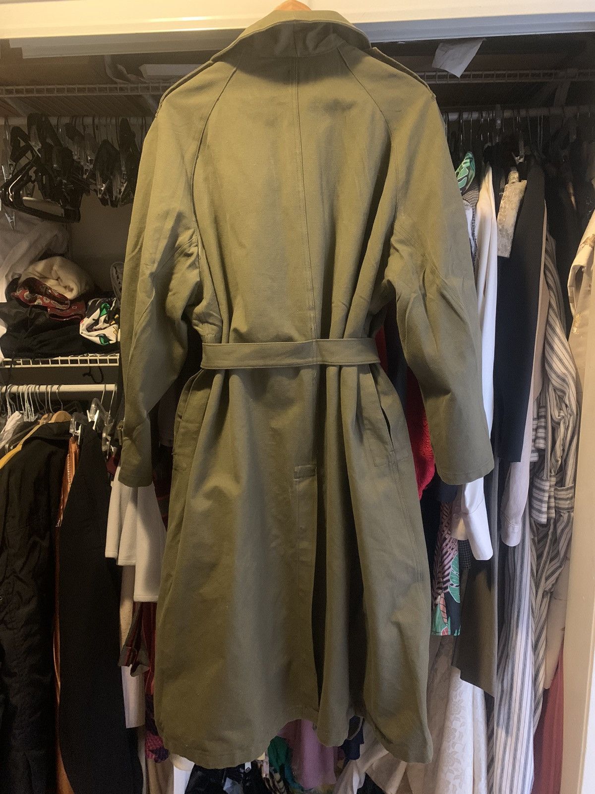Vintage 1953 Vintage French Military Trench Coat Size US L / EU 52-54 / 3 - 7 Thumbnail
