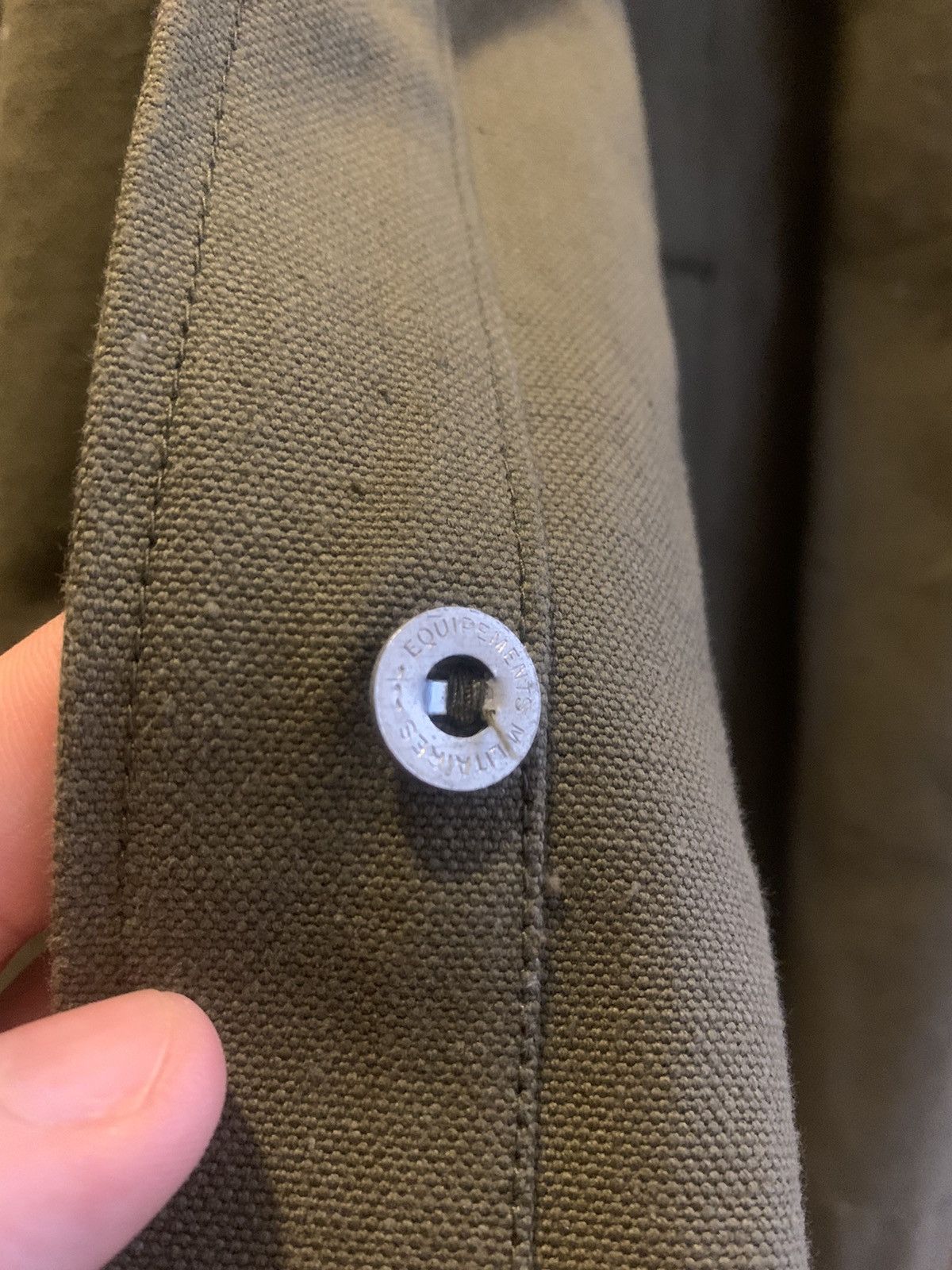 Vintage 1953 Vintage French Military Trench Coat Size US L / EU 52-54 / 3 - 9 Thumbnail