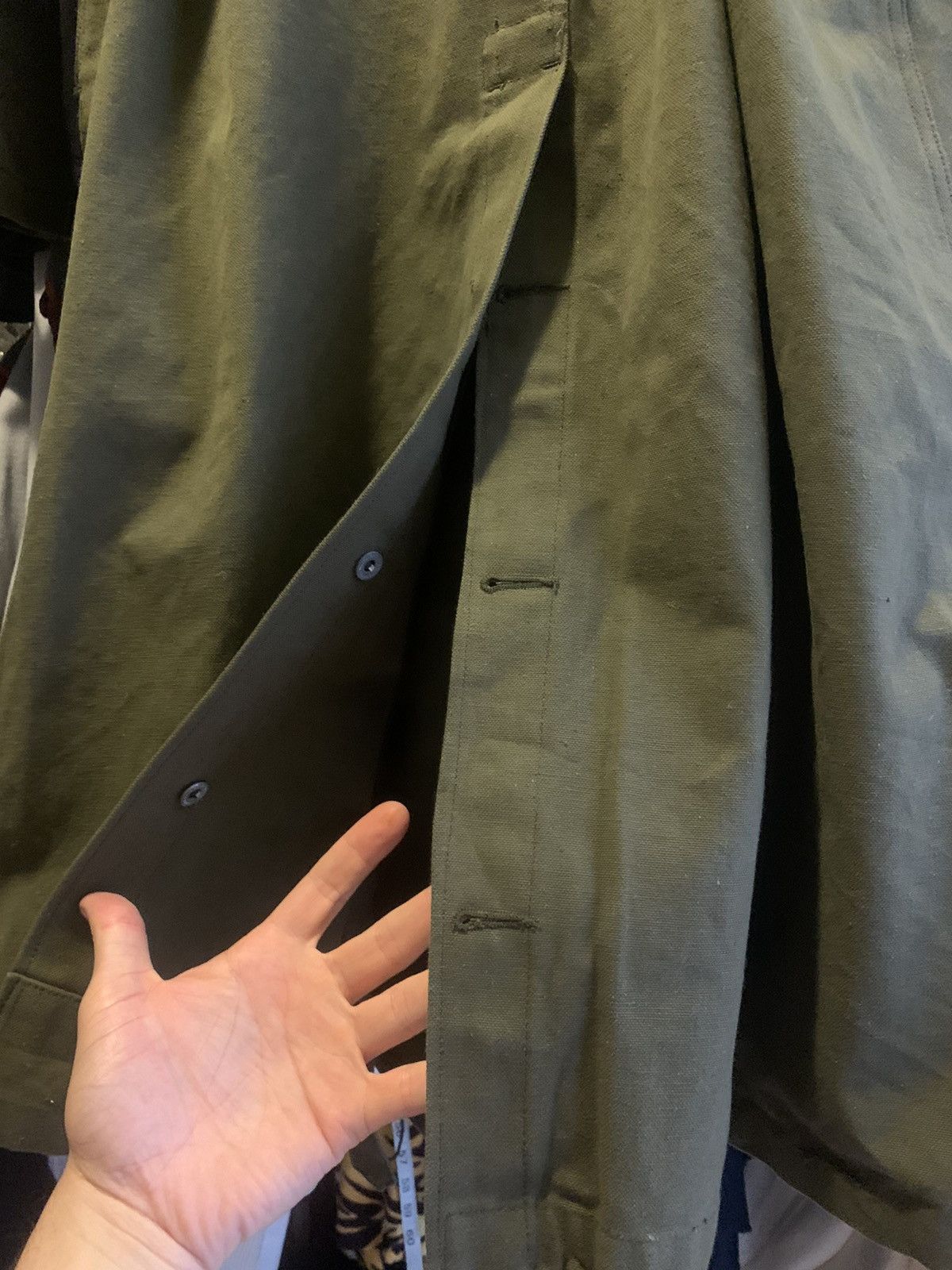 Vintage 1953 Vintage French Military Trench Coat Size US L / EU 52-54 / 3 - 8 Thumbnail