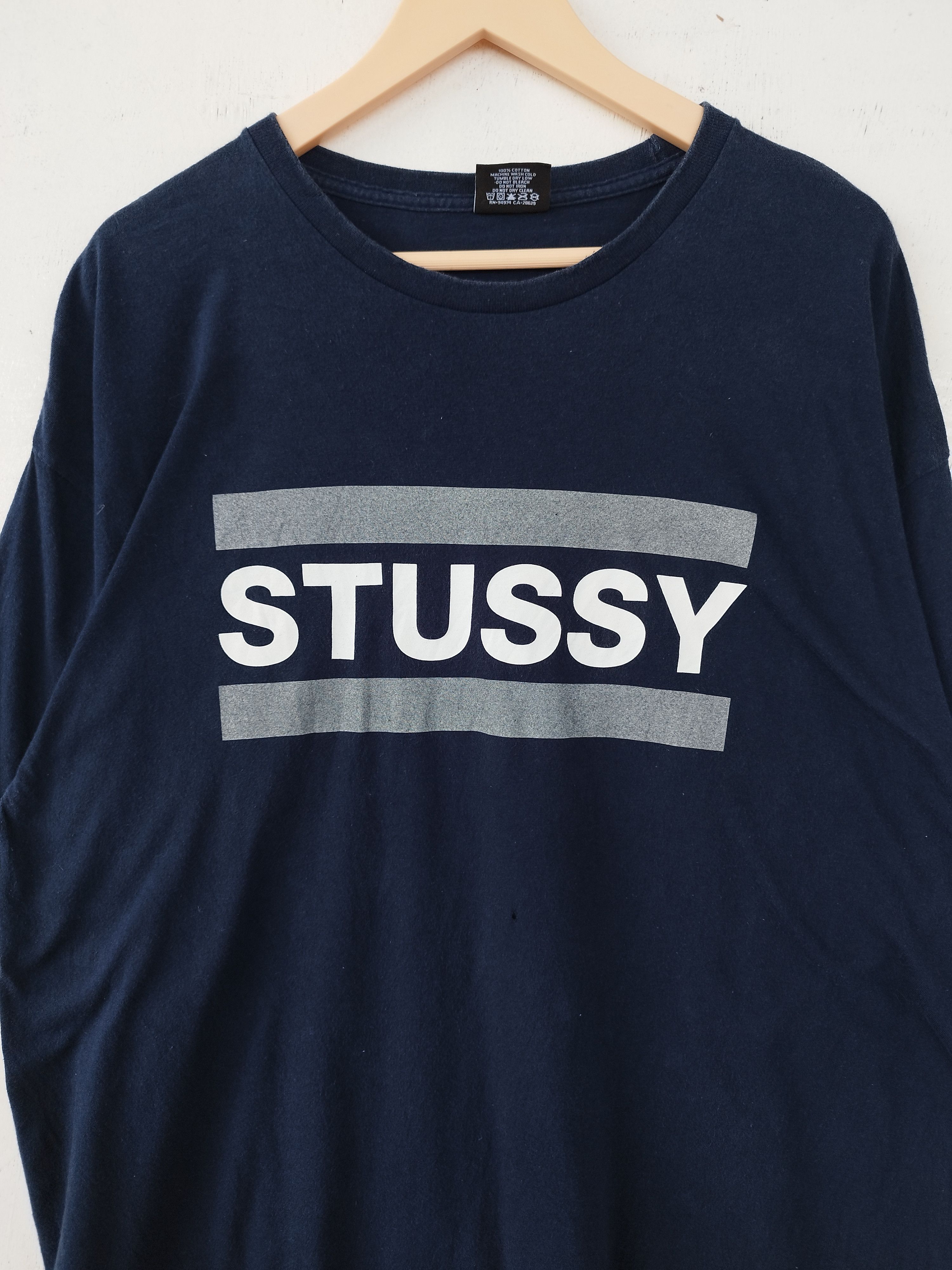 Stussy × Vintage Vintage Stussy t shirt spell out Size US XL / EU 56 / 4 - 1 Thumbnail