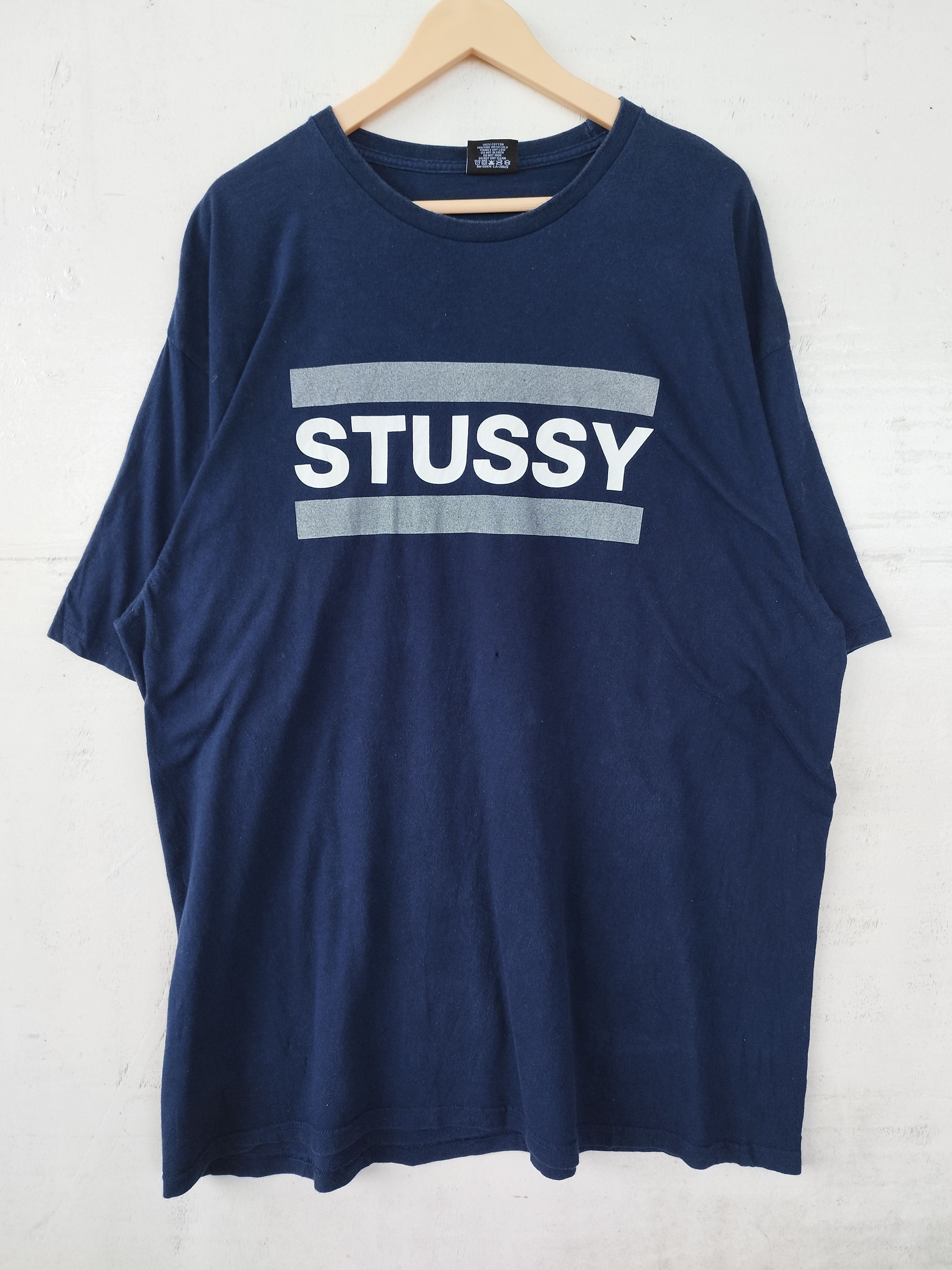 Stussy × Vintage Vintage Stussy t shirt spell out Size US XL / EU 56 / 4 - 2 Thumbnail