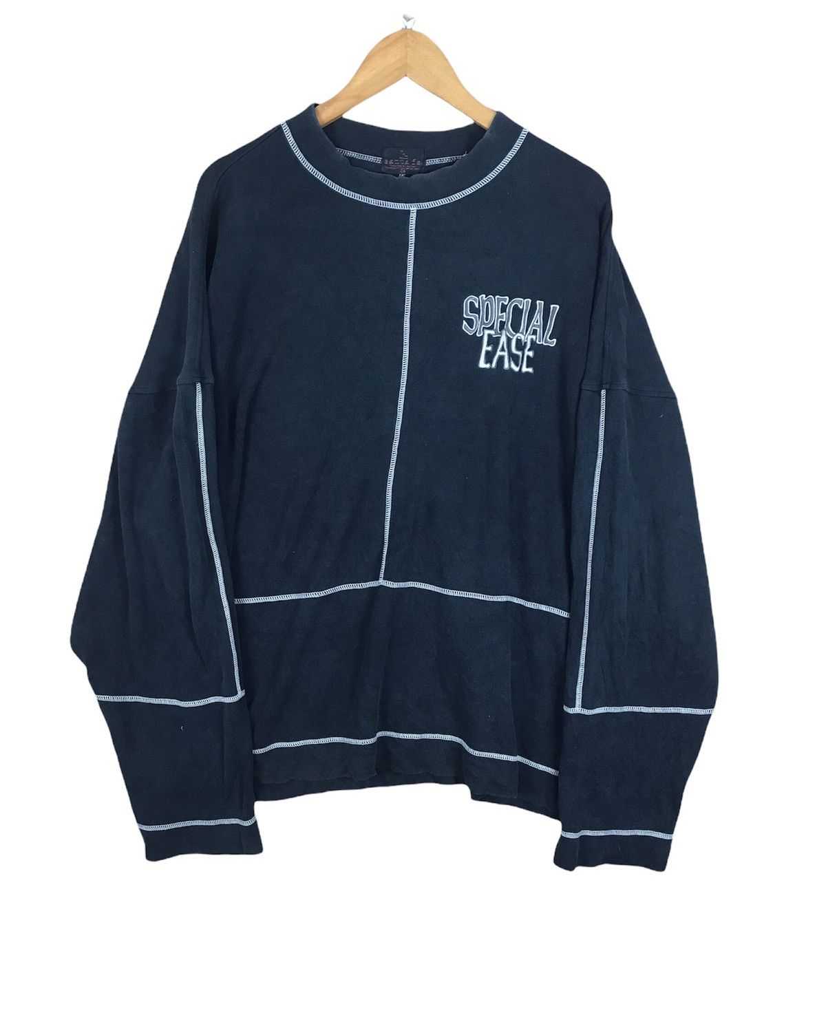 Vintage Santa Fe Special Ease Oversized Cable Sweatshirt