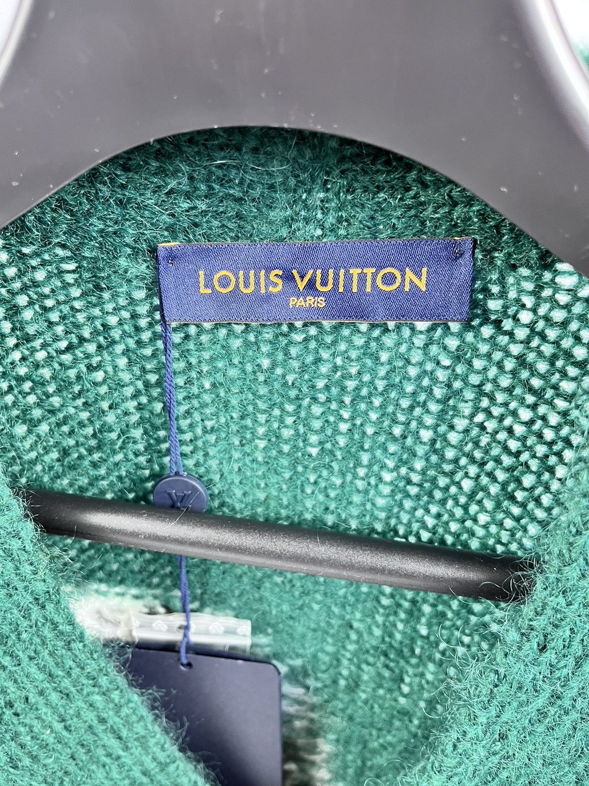 Louis Vuitton 1AAGNE Graphic Mohair Long Cardigan Size US XXL / EU 58 / 5 - 4 Thumbnail
