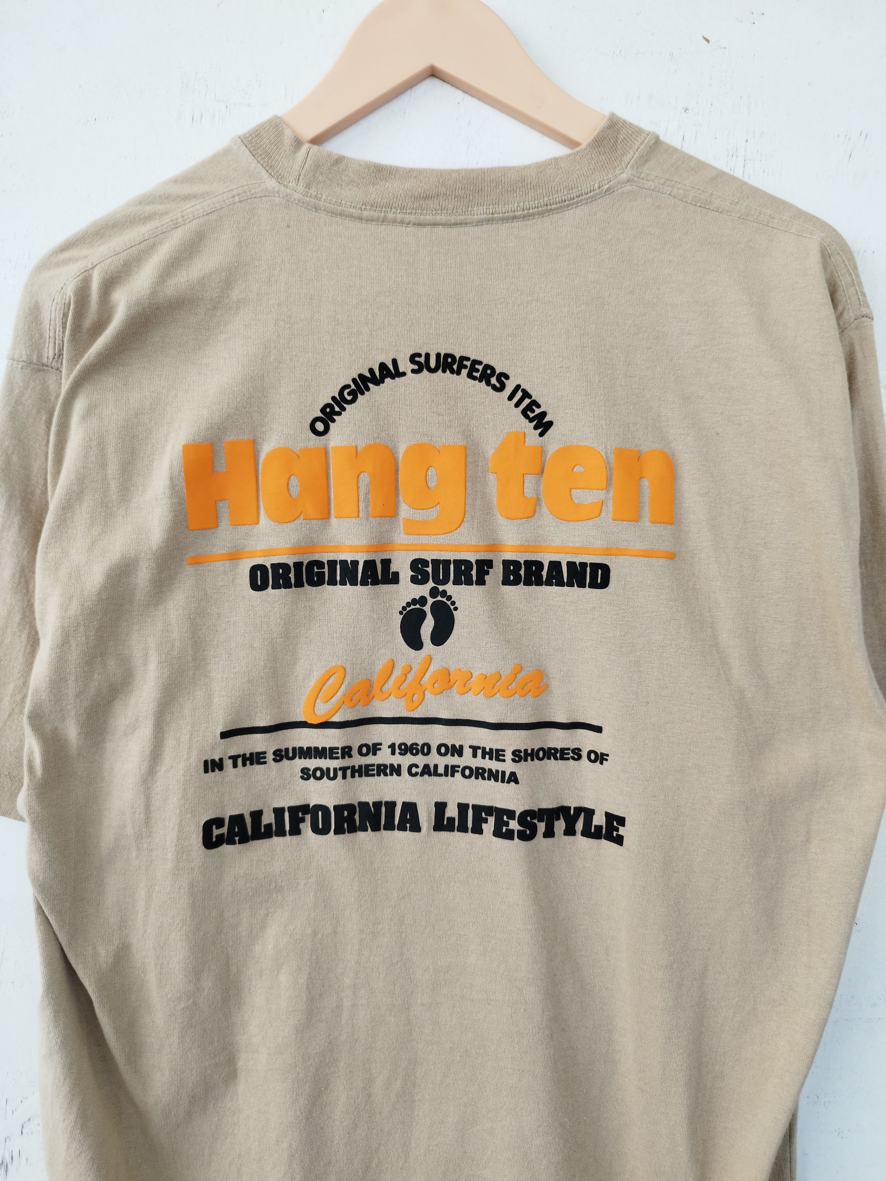 Hang Ten Vintage Hang Ten t shirt spell out Size US M / EU 48-50 / 2 - 2 Thumbnail