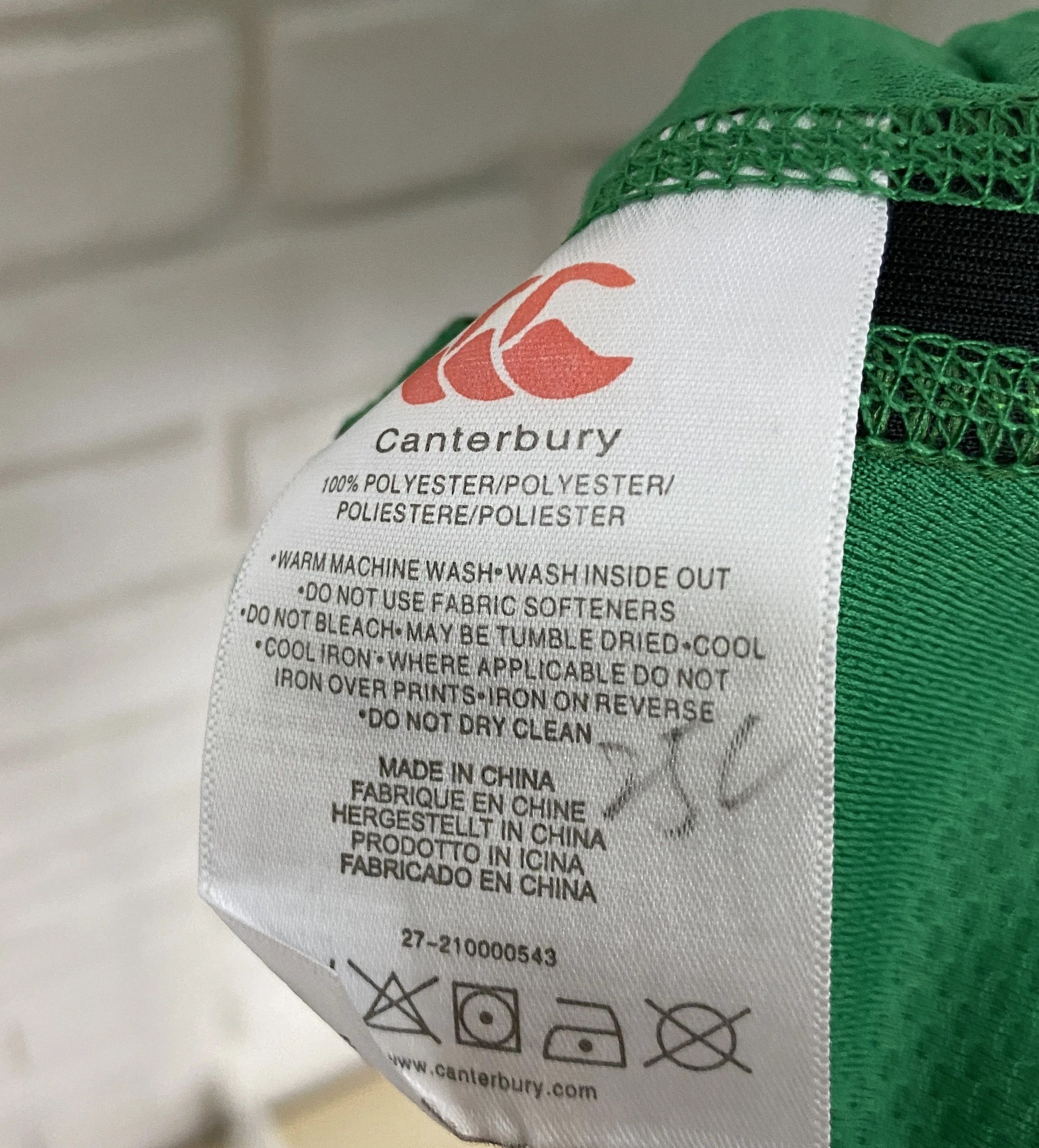 Canterbury of New Zealand BNWT CANTERBURY IRFU JERSEY SHIRT RUGBY VODAFONE SIZE XL Size US XL / EU 56 / 4 - 7 Thumbnail
