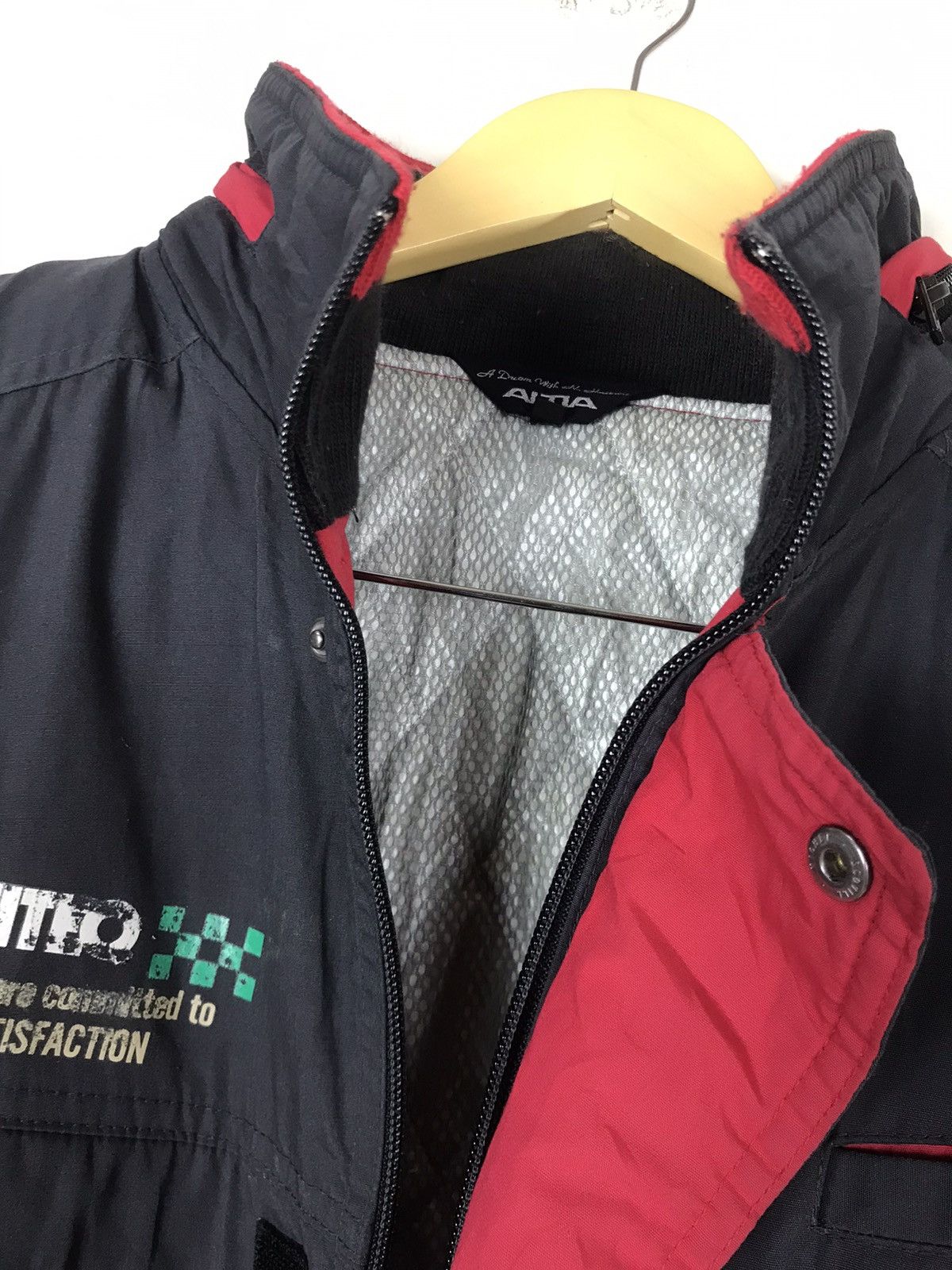 Japanese Brand Vintage 90s Nissan Red Stage Bomber Style Jacket Size US S / EU 44-46 / 1 - 19 Thumbnail