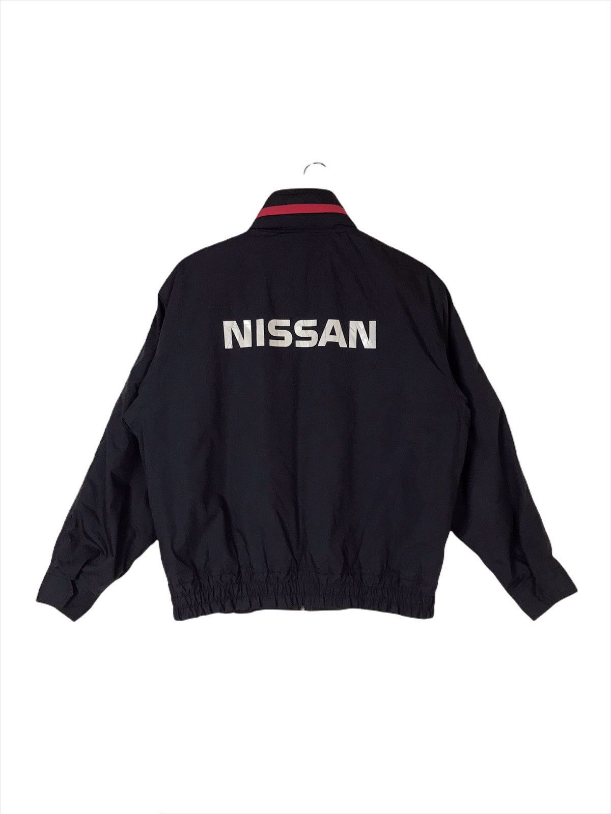 Vintage 90s Nissan Red Stage Bomber Style Jacket