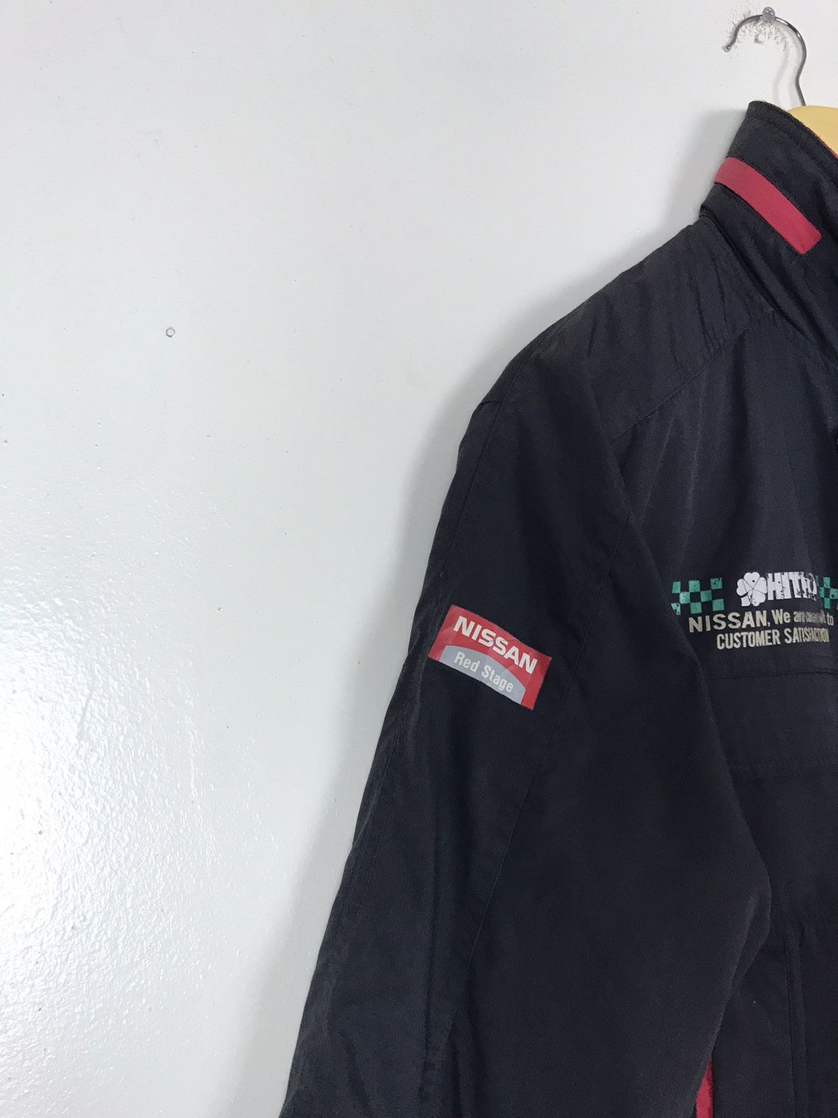 Japanese Brand Vintage 90s Nissan Red Stage Bomber Style Jacket Size US S / EU 44-46 / 1 - 4 Thumbnail