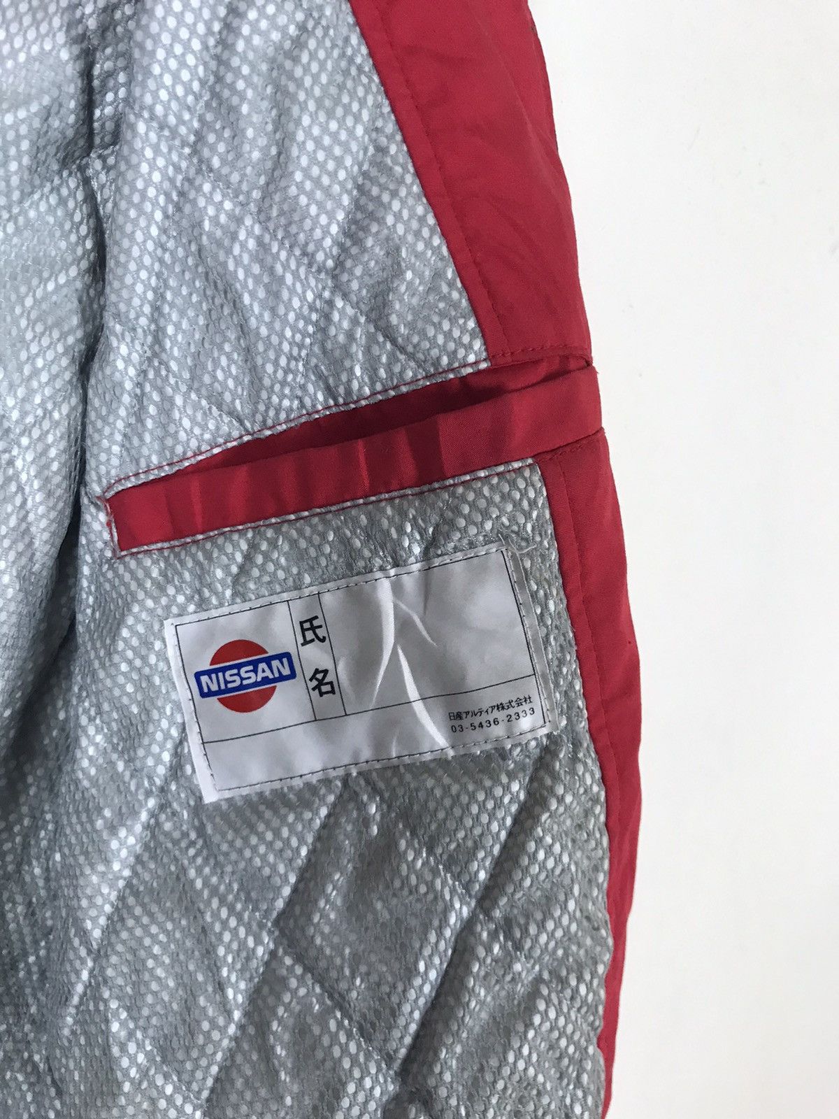 Japanese Brand Vintage 90s Nissan Red Stage Bomber Style Jacket Size US S / EU 44-46 / 1 - 23 Thumbnail