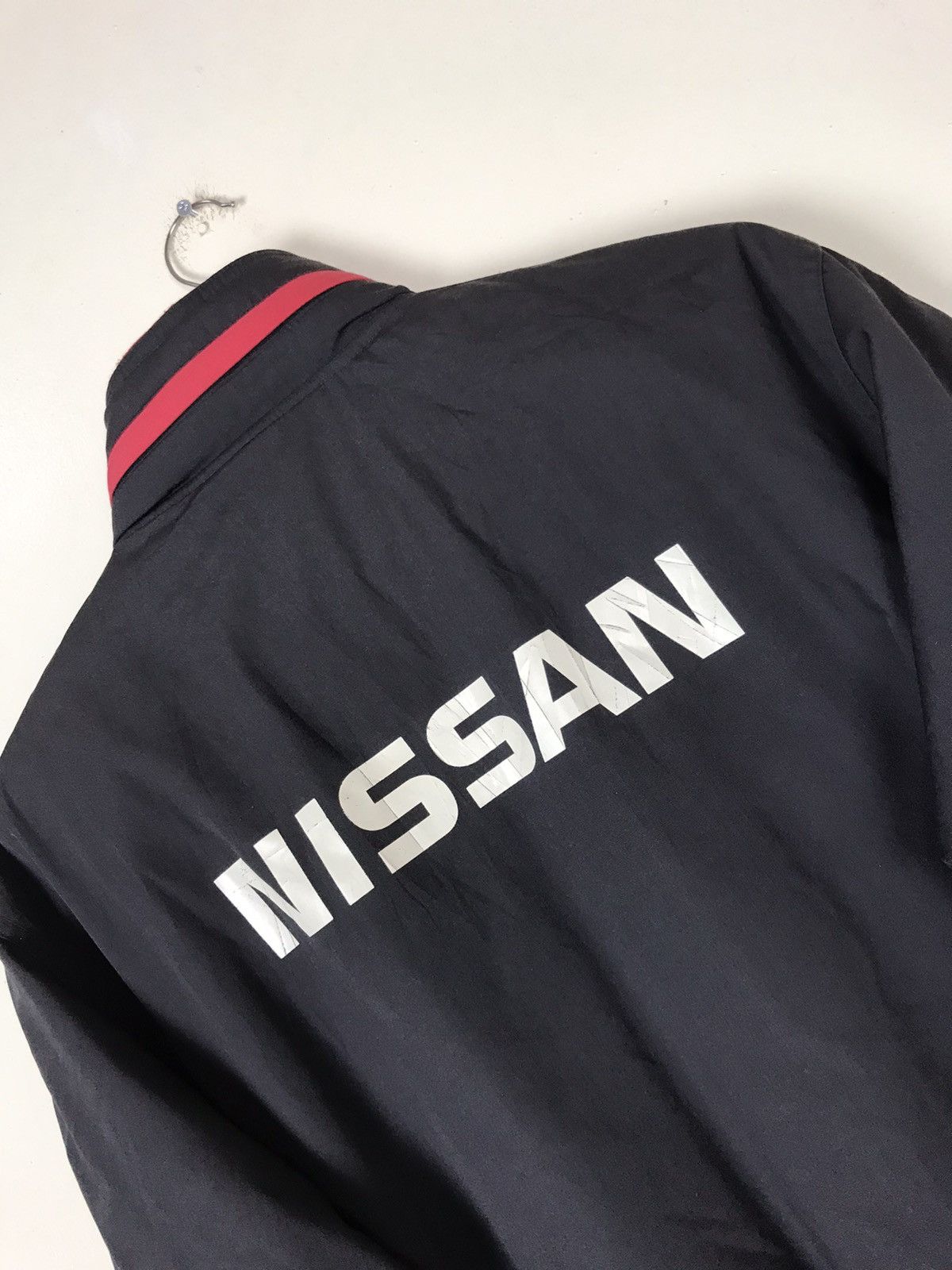 Japanese Brand Vintage 90s Nissan Red Stage Bomber Style Jacket Size US S / EU 44-46 / 1 - 14 Thumbnail