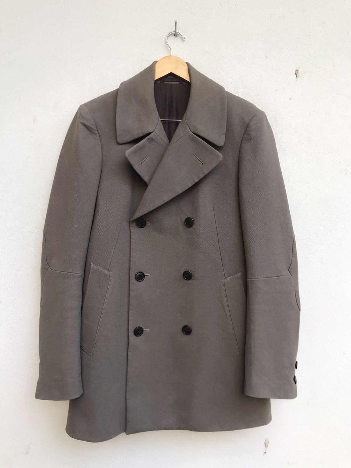 Helmut Lang × Other 🔥Helmut Lang Double Breast Overcoat Size US S / EU 44-46 / 1 - 1 Thumbnail