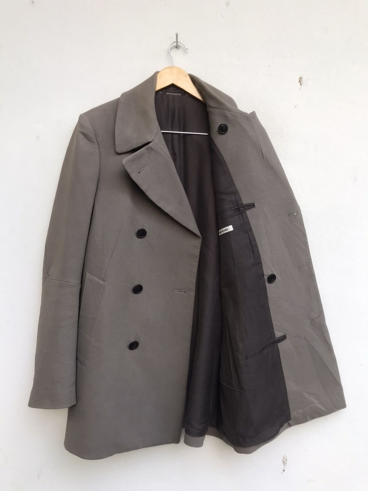 Helmut Lang × Other 🔥Helmut Lang Double Breast Overcoat Size US S / EU 44-46 / 1 - 2 Thumbnail
