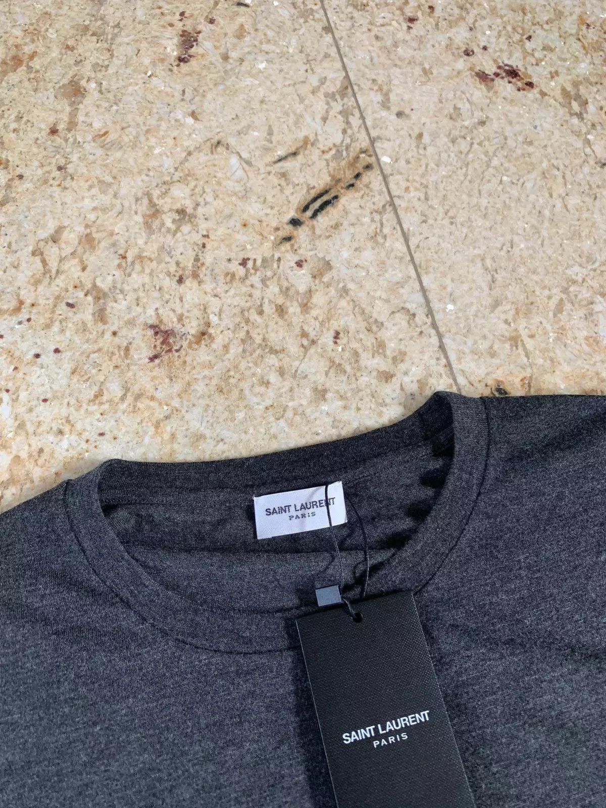 Saint Laurent Paris Lightning Logo Tee, SS Size US S / EU 44-46 / 1 - 5 Thumbnail