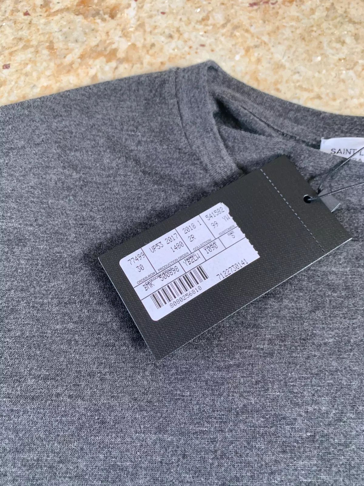 Saint Laurent Paris Lightning Logo Tee, SS Size US S / EU 44-46 / 1 - 6 Thumbnail
