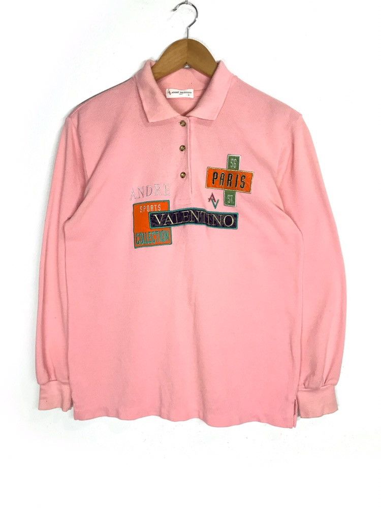 Valentino × Vintage Vintage Andre Valentino Sport Collar Shirt Size US M / EU 48-50 / 2 - 1 Thumbnail