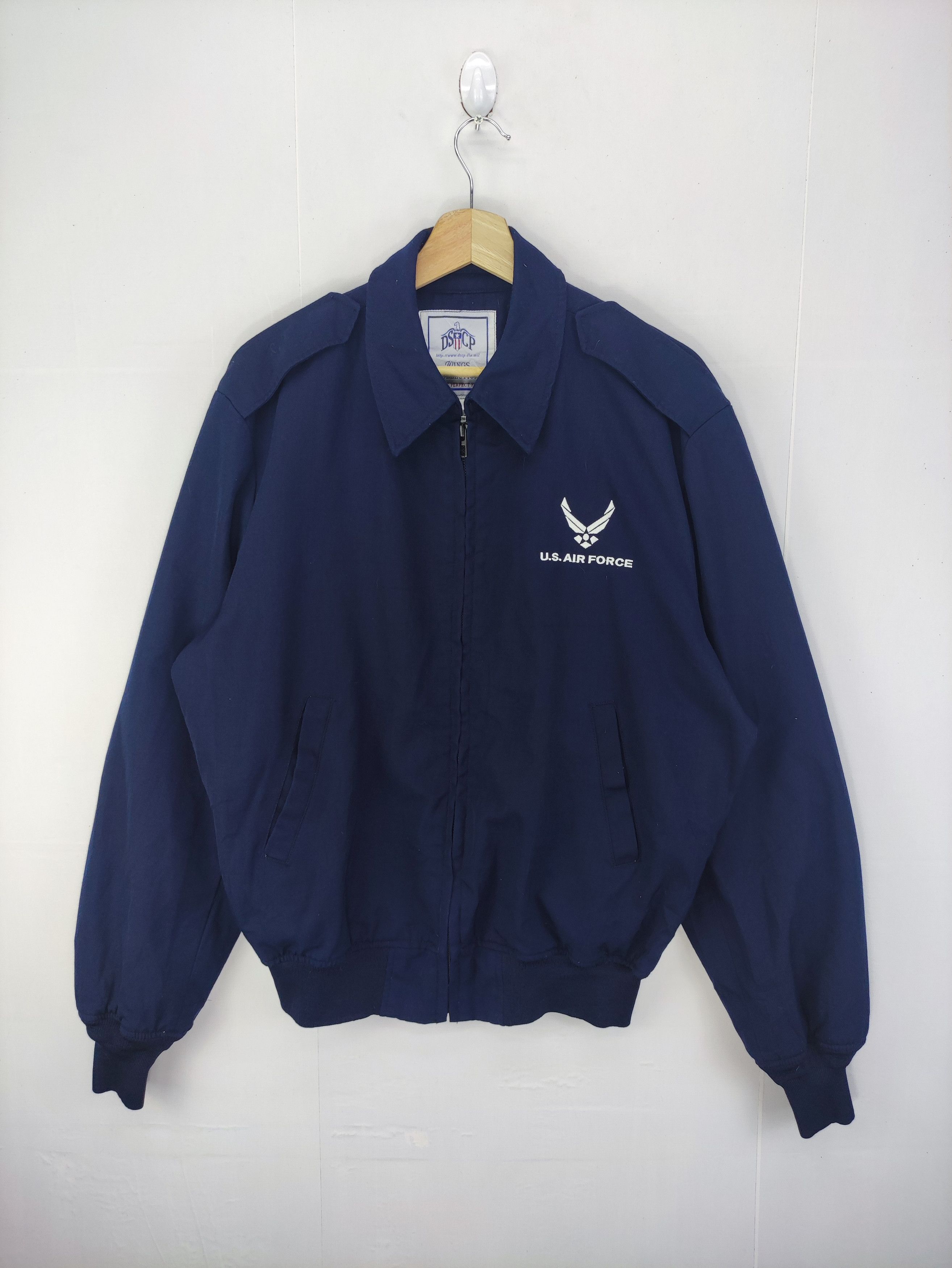 Japanese Brand Vintage Dscp U.S Air Force Jacket Zipper Size US L / EU 52-54 / 3 - 1 Thumbnail