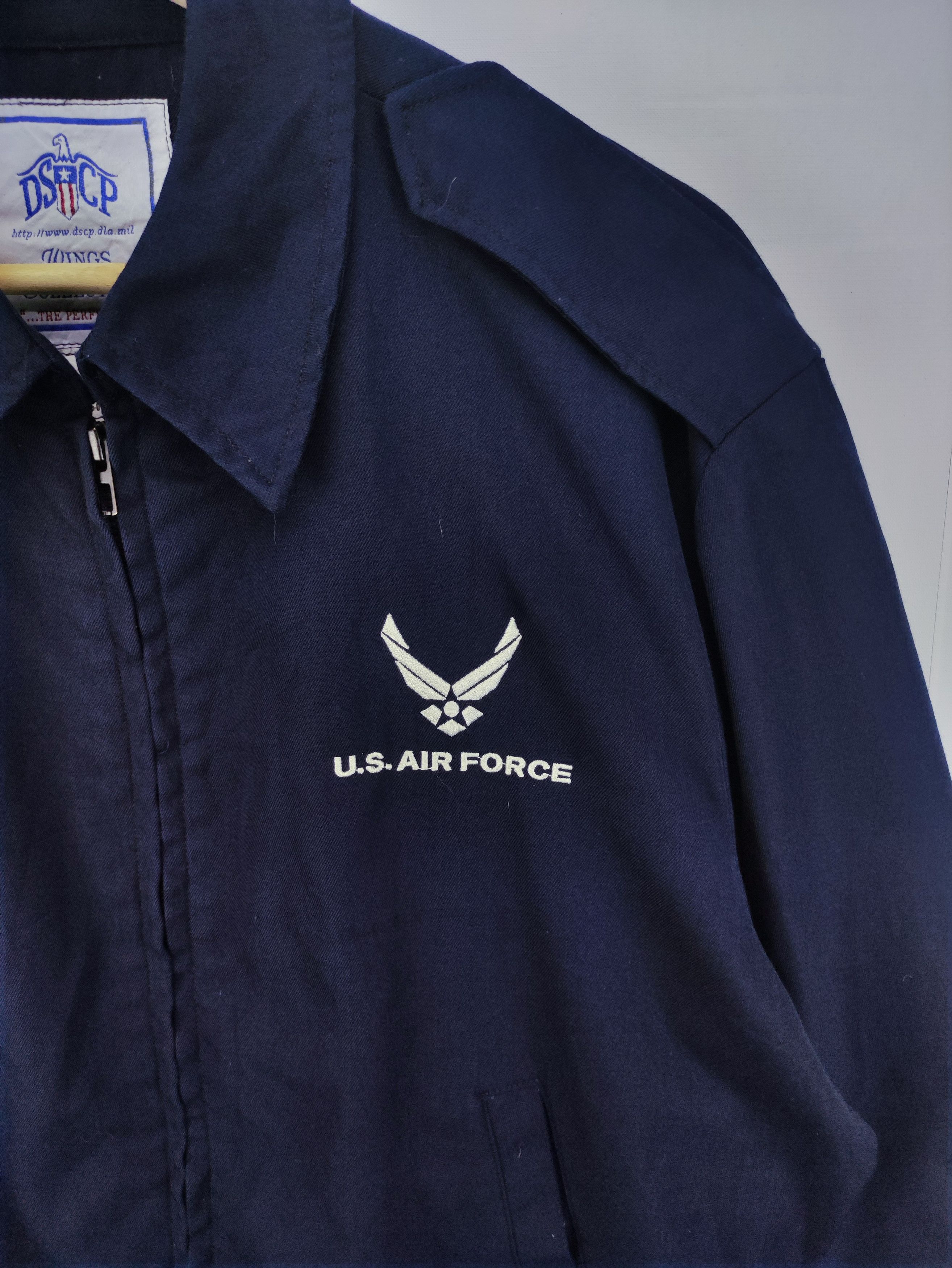 Japanese Brand Vintage Dscp U.S Air Force Jacket Zipper Size US L / EU 52-54 / 3 - 2 Thumbnail
