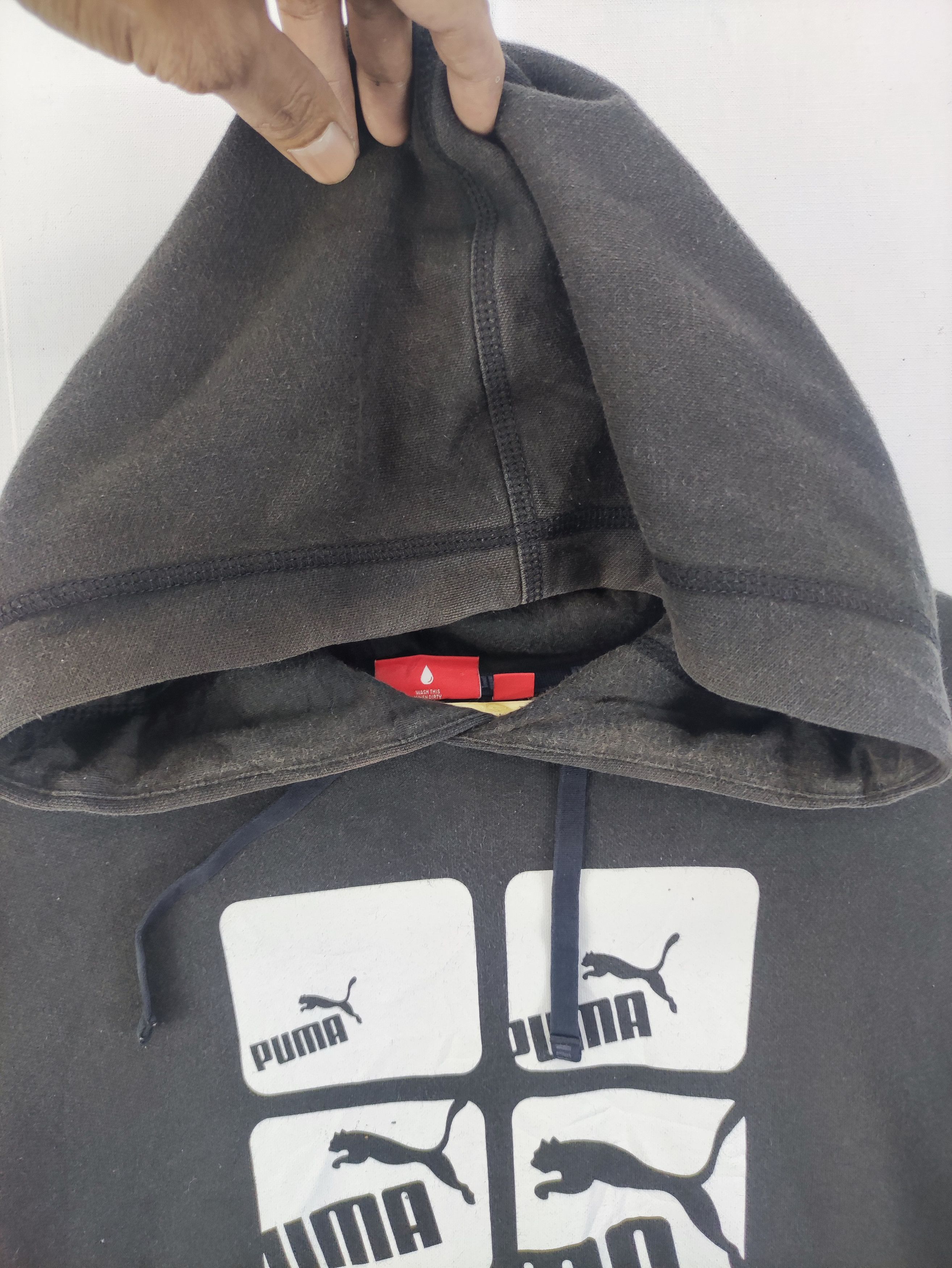 Puma Vintage Puma Sweater Pull Over Hoodie Jumper Size US L / EU 52-54 / 3 - 2 Thumbnail