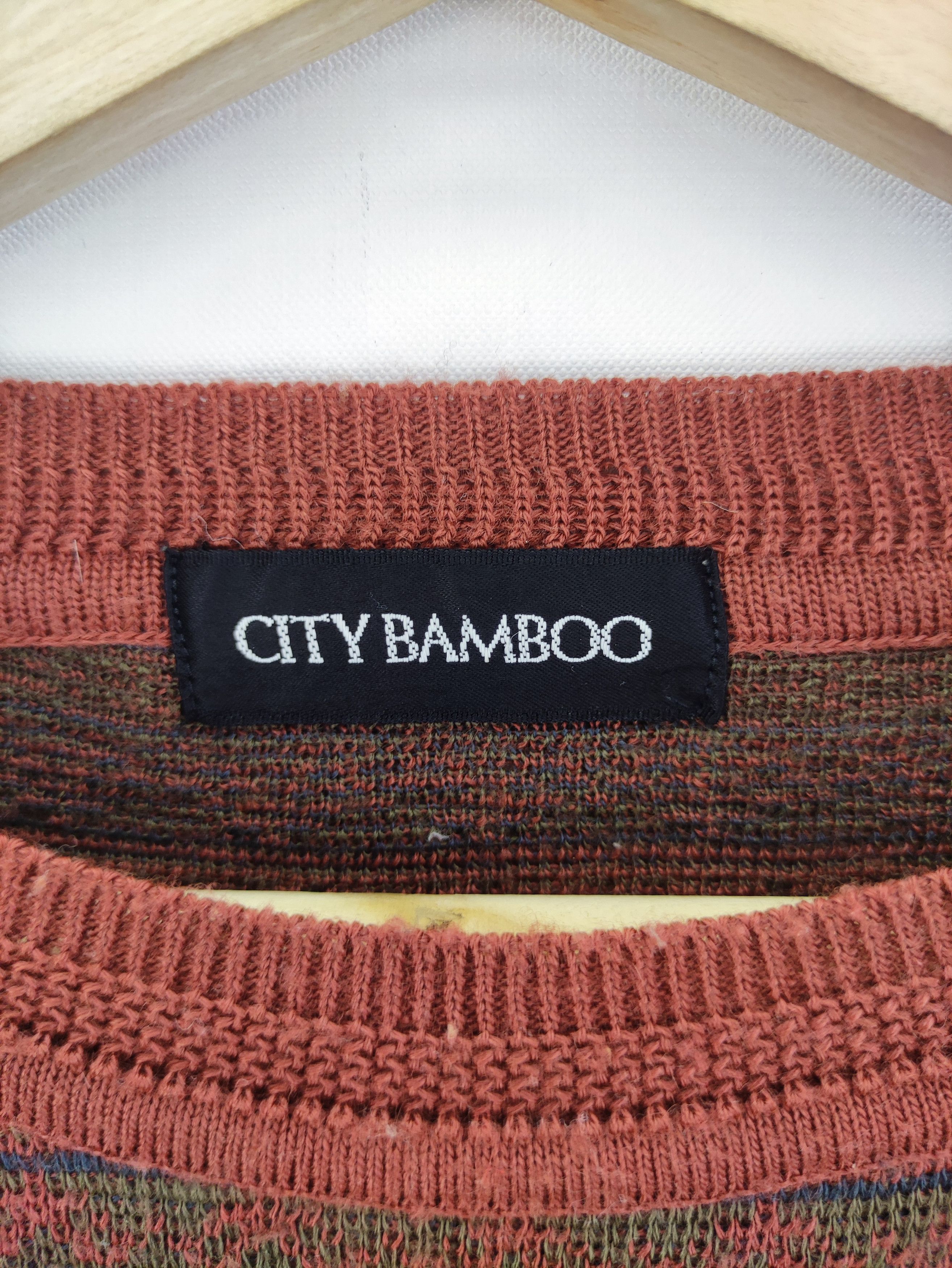 Japanese Brand Vintage City Bamboo Wool Sweater Jumper Size US M / EU 48-50 / 2 - 5 Thumbnail