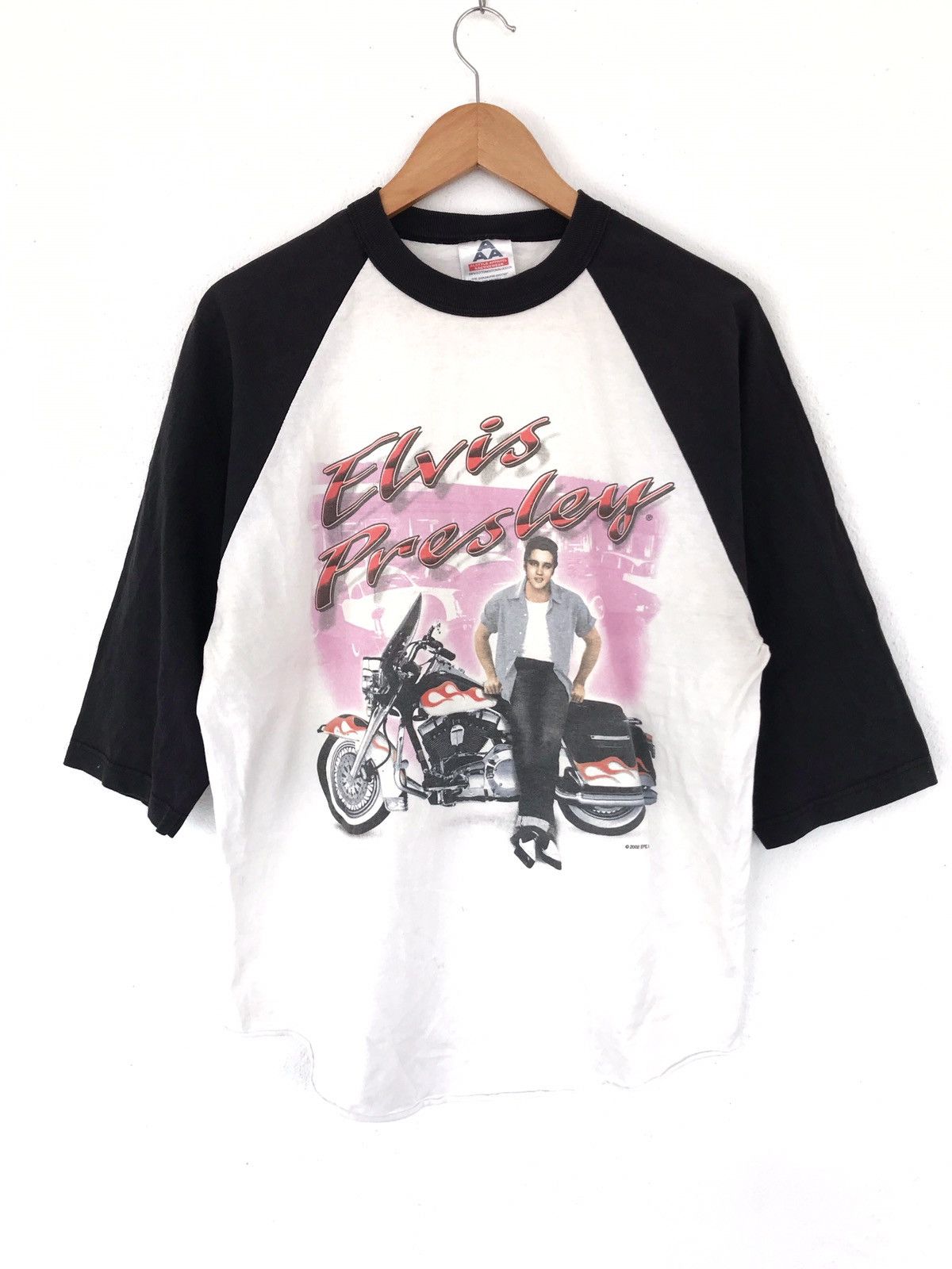 Band Tees × Vintage Rare Vintage elvis presley raglan shirt Size US L / EU 52-54 / 3 - 1 Thumbnail