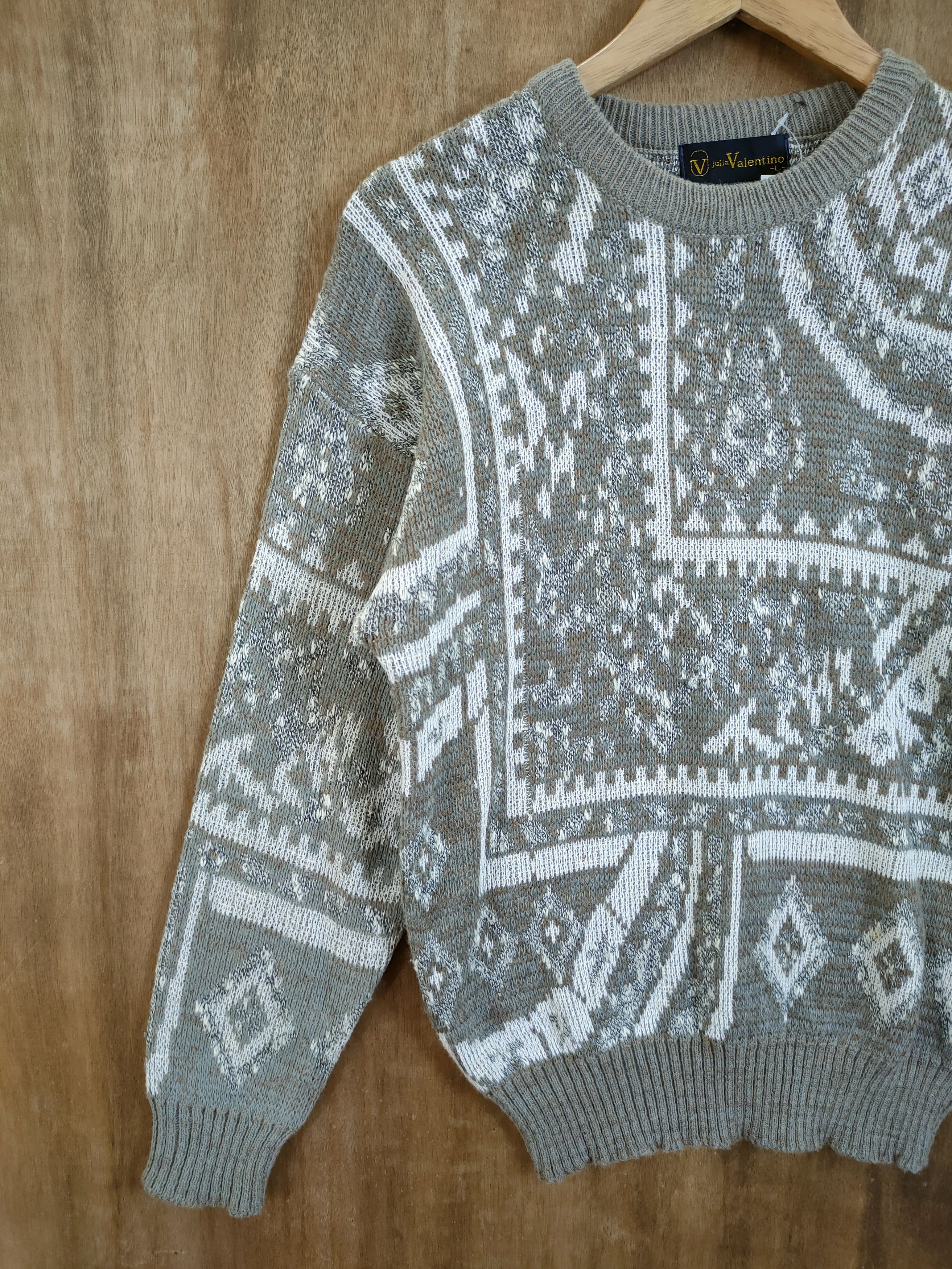Homespun Knitwear D Valentino Art meticulous knitwear sweatshirt #46-850 Size US M / EU 48-50 / 2 - 2 Thumbnail