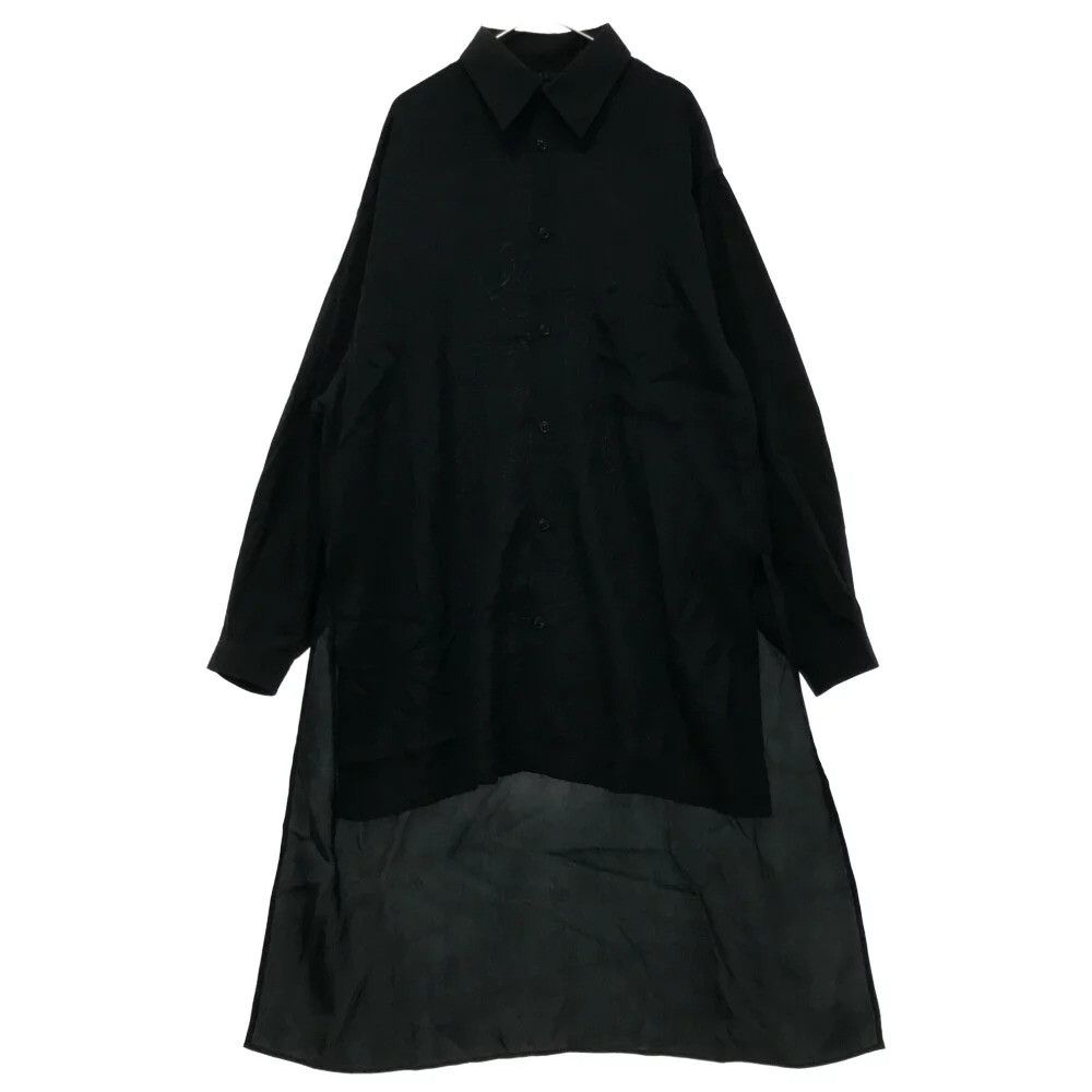 Yohji Yamamoto POUR HOMME 18SS back print long sleeve shirt