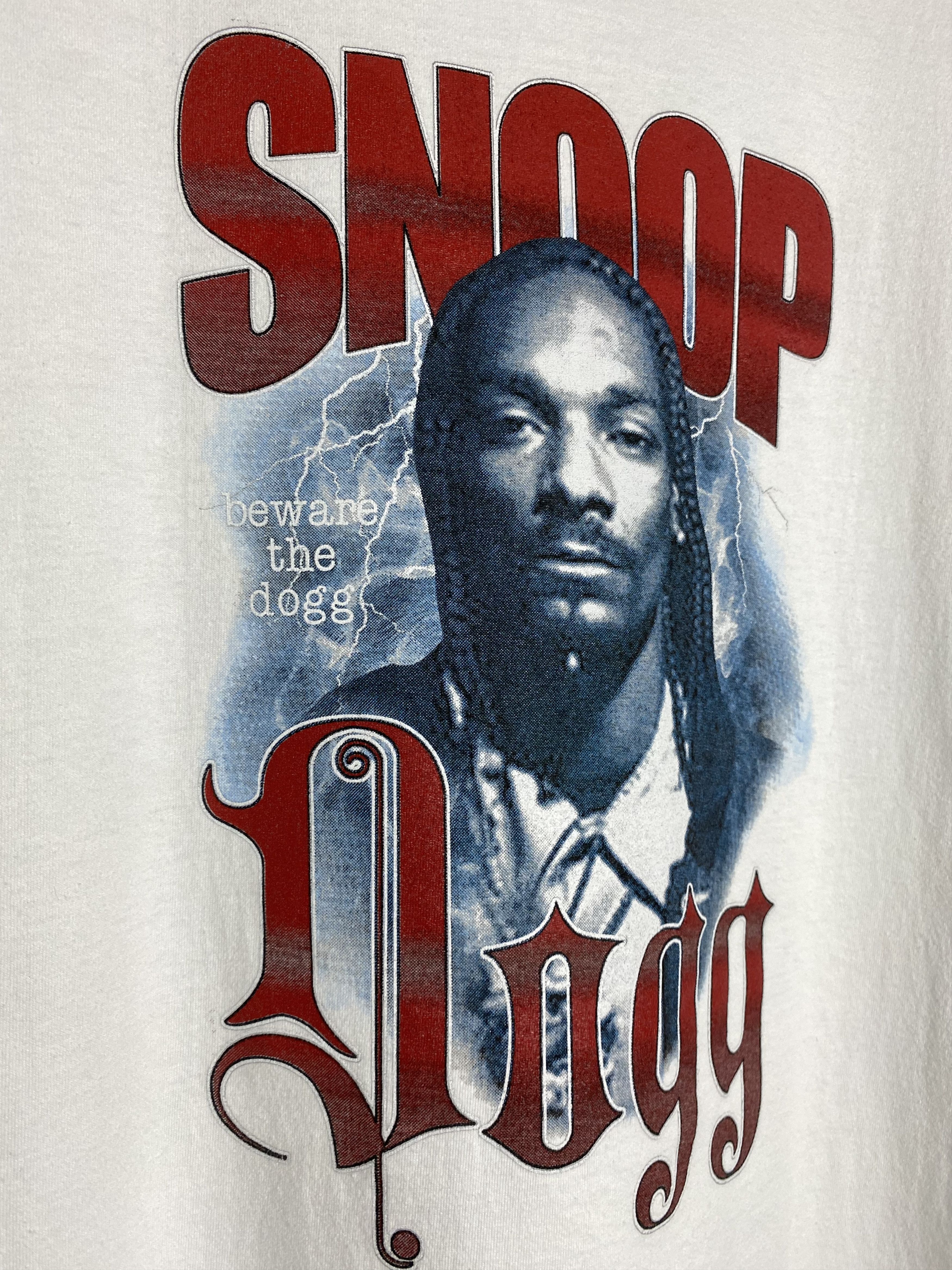 Rap Tees 💥Vintage snoop dogg beware of dogg rap tee T-shirt Size US XL / EU 56 / 4 - 3 Thumbnail