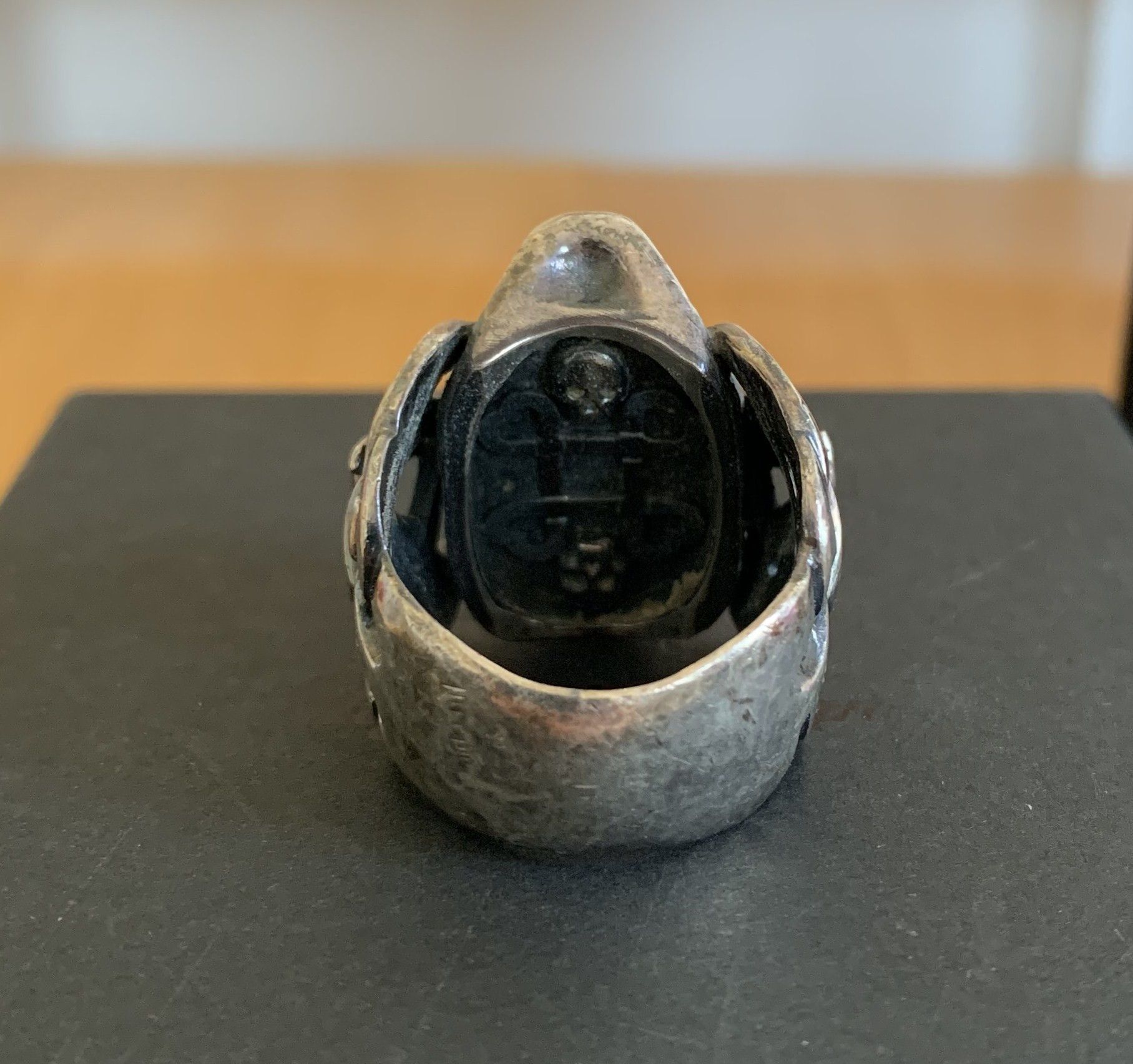Jam Home Made × Number (N)ine FW06 Silver Skull Ring w/box Size ONE SIZE - 6 Thumbnail