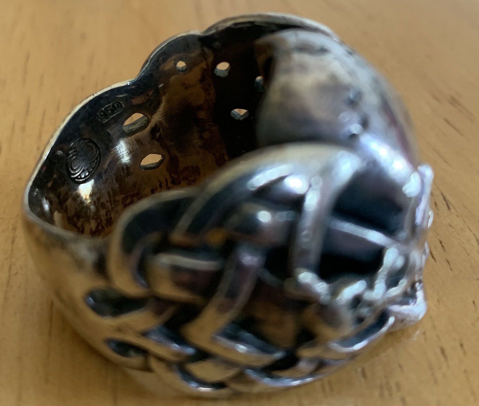 Jam Home Made × Number (N)ine FW06 Silver Skull Ring w/box Size ONE SIZE - 8 Thumbnail