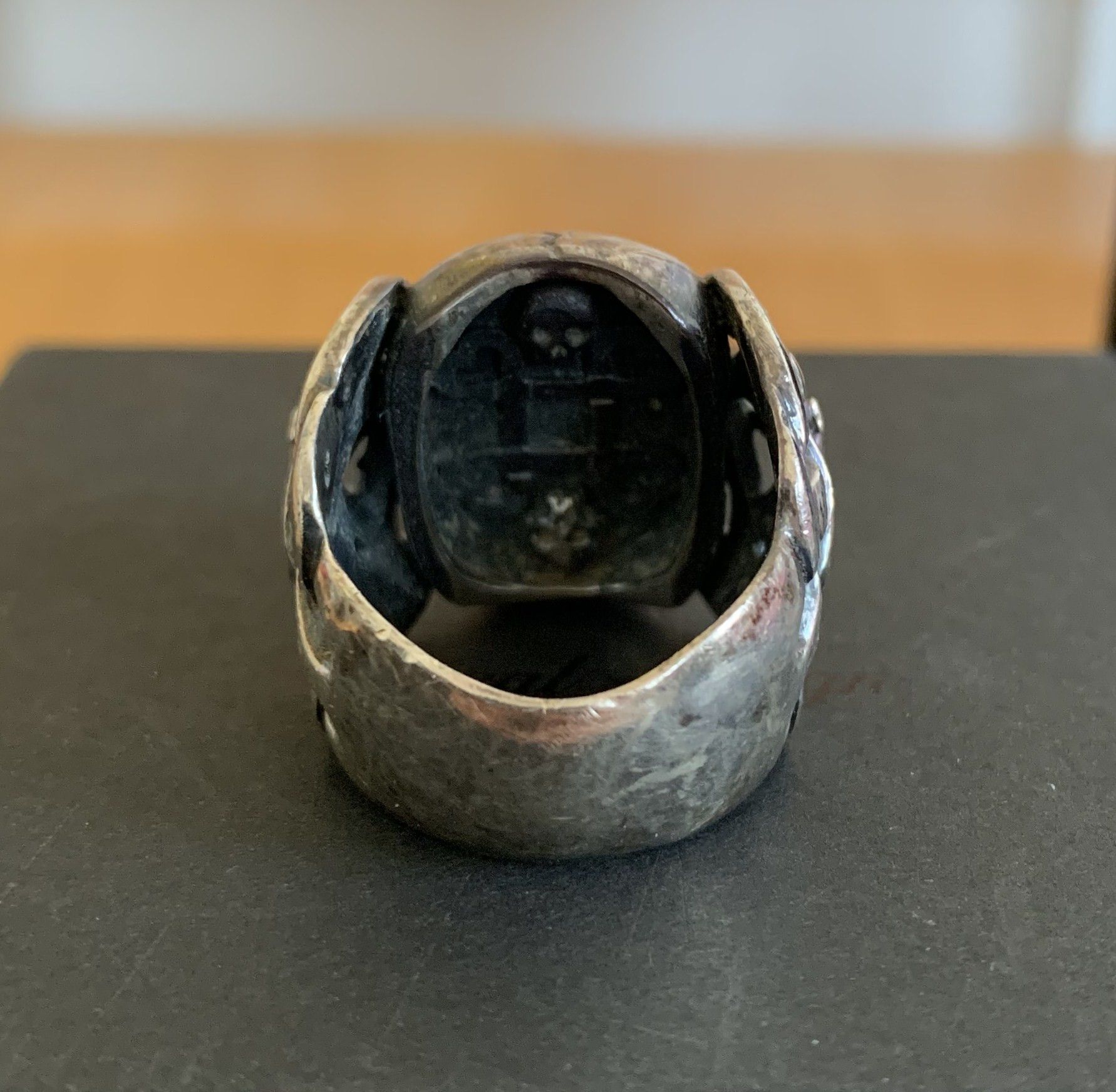 Jam Home Made × Number (N)ine FW06 Silver Skull Ring w/box Size ONE SIZE - 5 Thumbnail