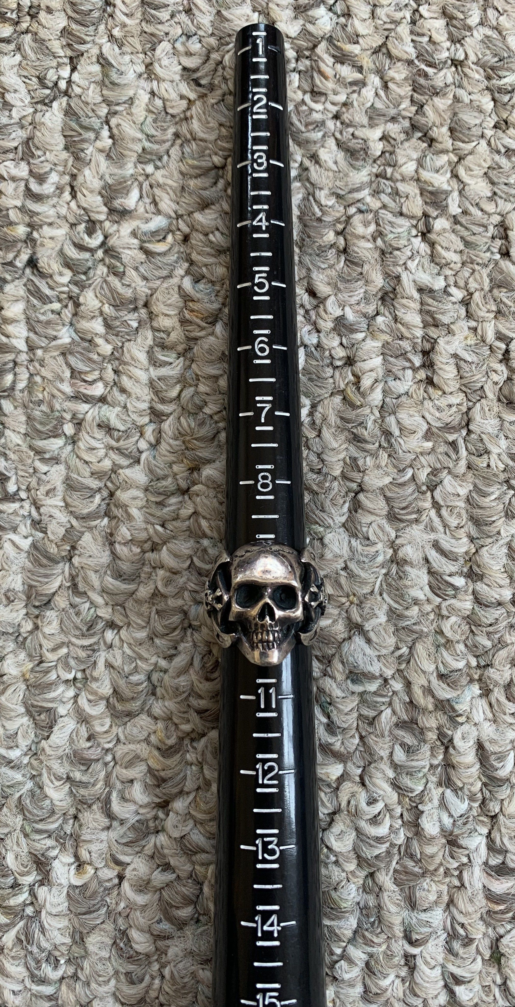 Jam Home Made × Number (N)ine FW06 Silver Skull Ring w/box Size ONE SIZE - 9 Thumbnail