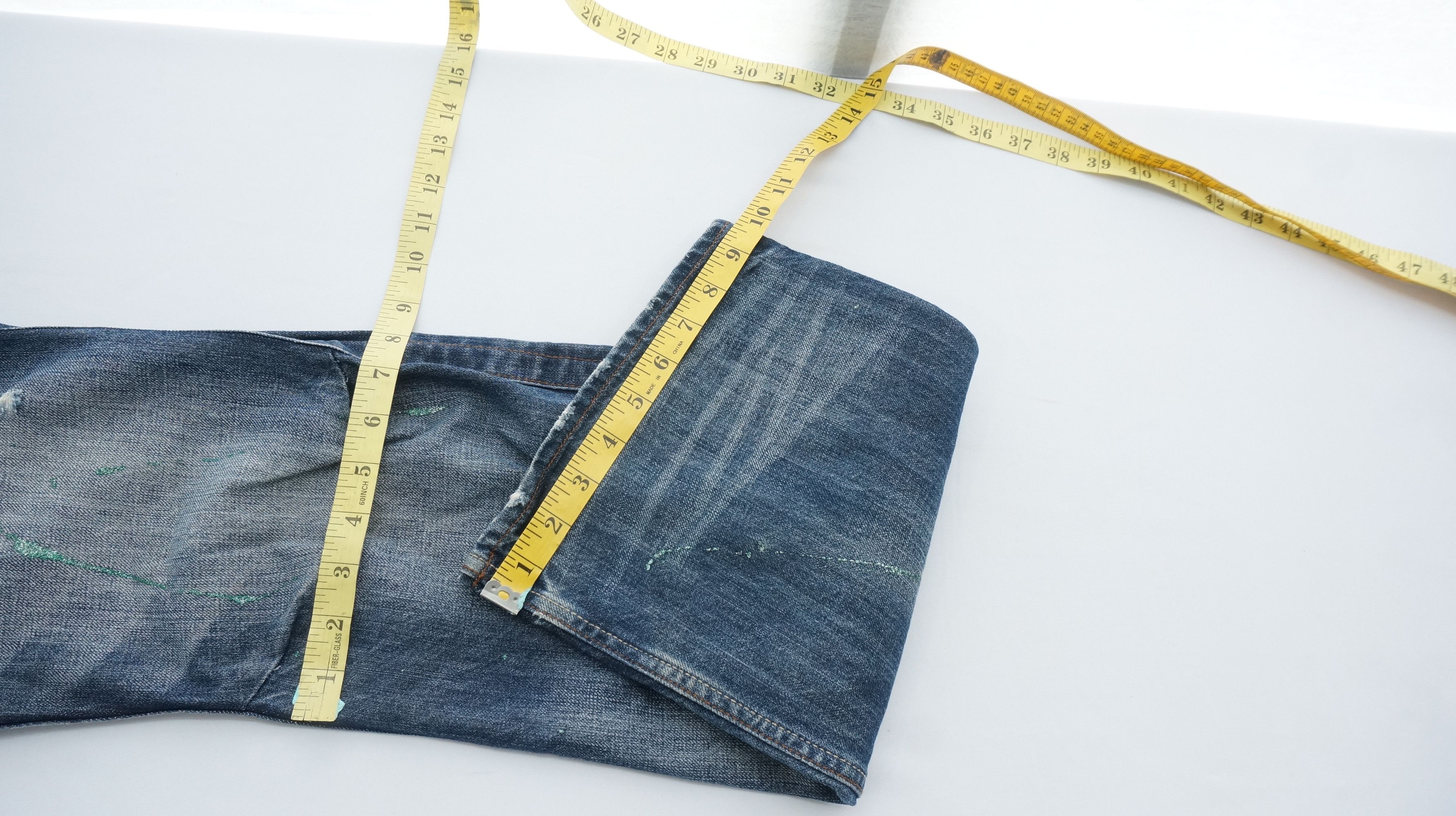 Japanese Brand 🔥 ROOT THREE Flared Distressed Jeans Size US 30 / EU 46 - 17 Thumbnail