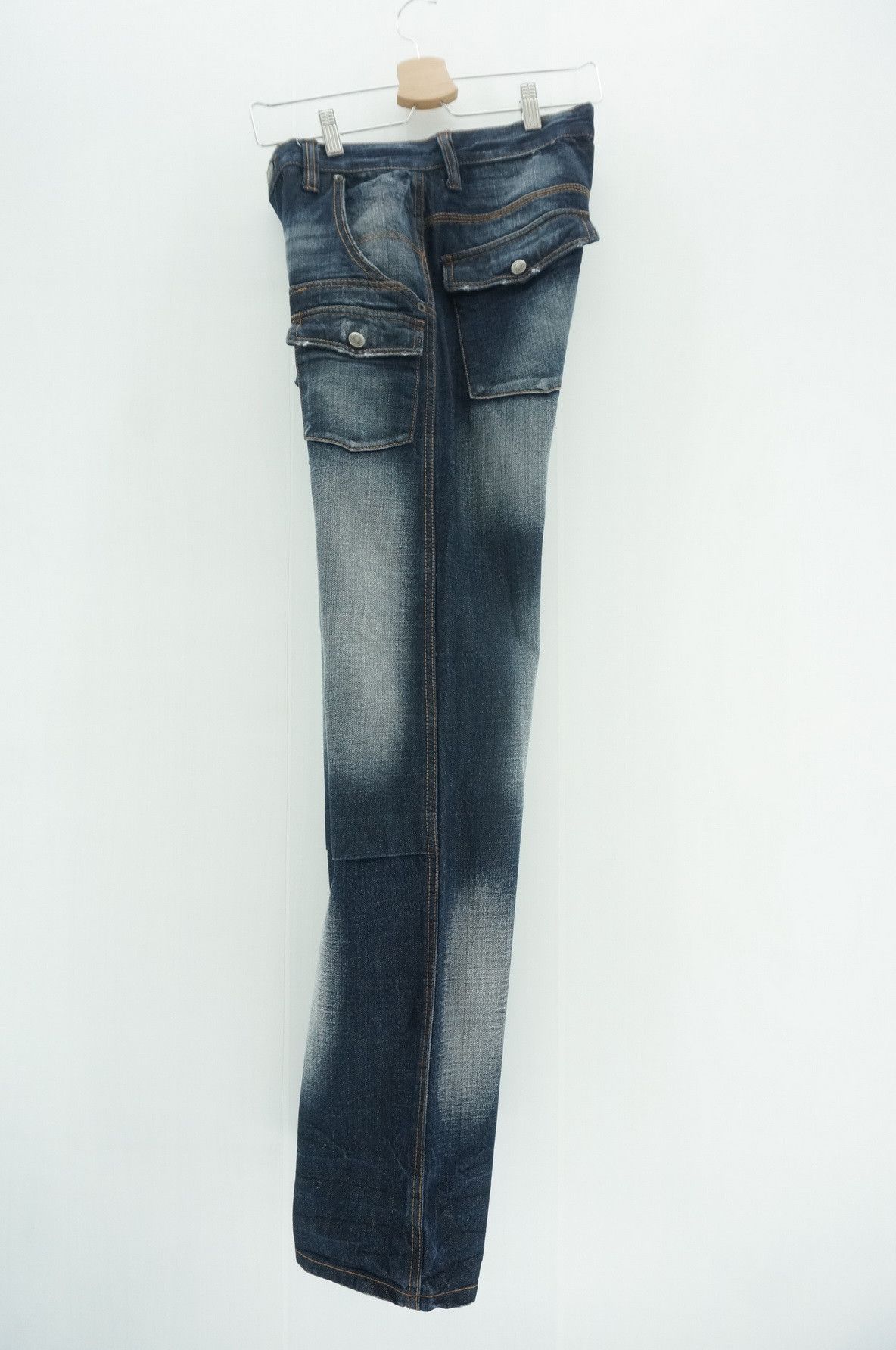 Japanese Brand BACK NUMBER Japan Bush Jeans Size US 27 - 13 Thumbnail