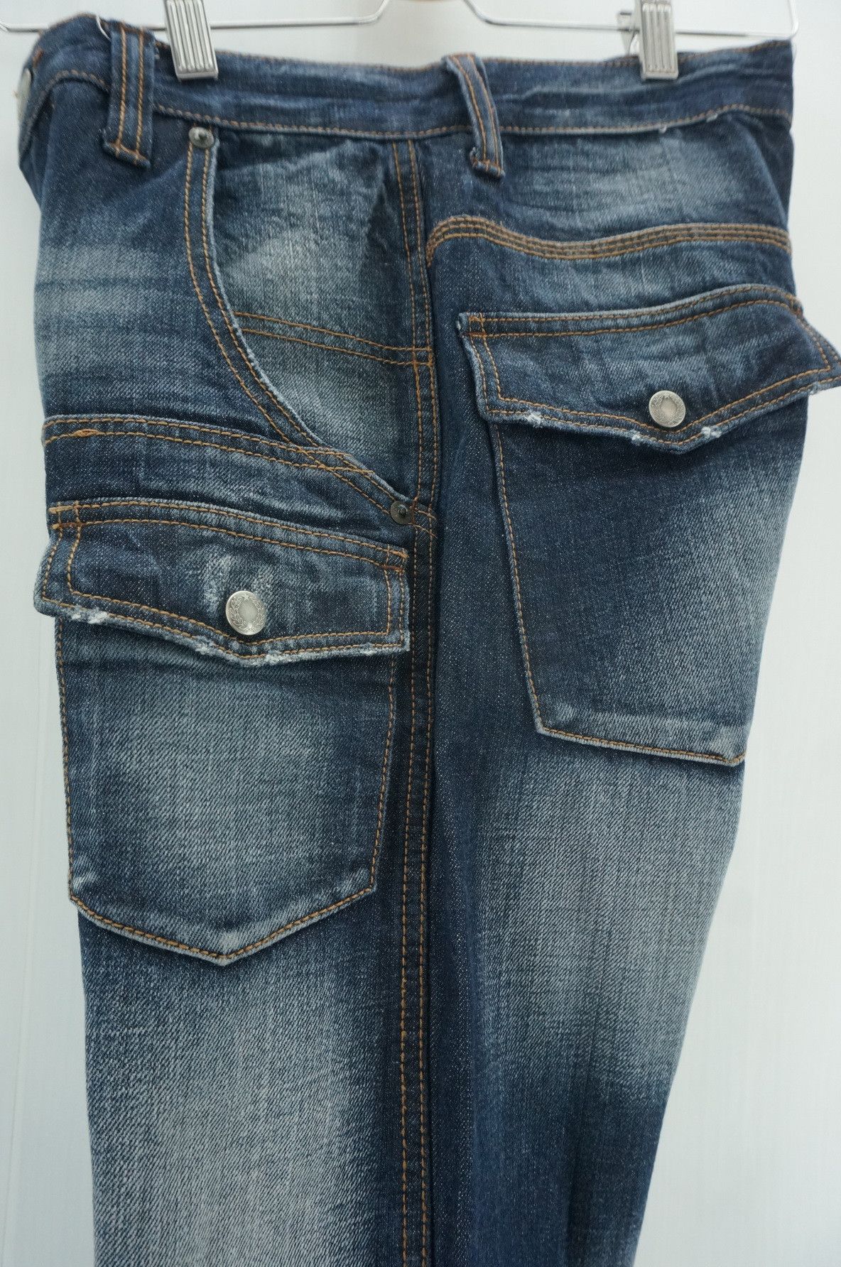 Japanese Brand BACK NUMBER Japan Bush Jeans Size US 27 - 8 Thumbnail