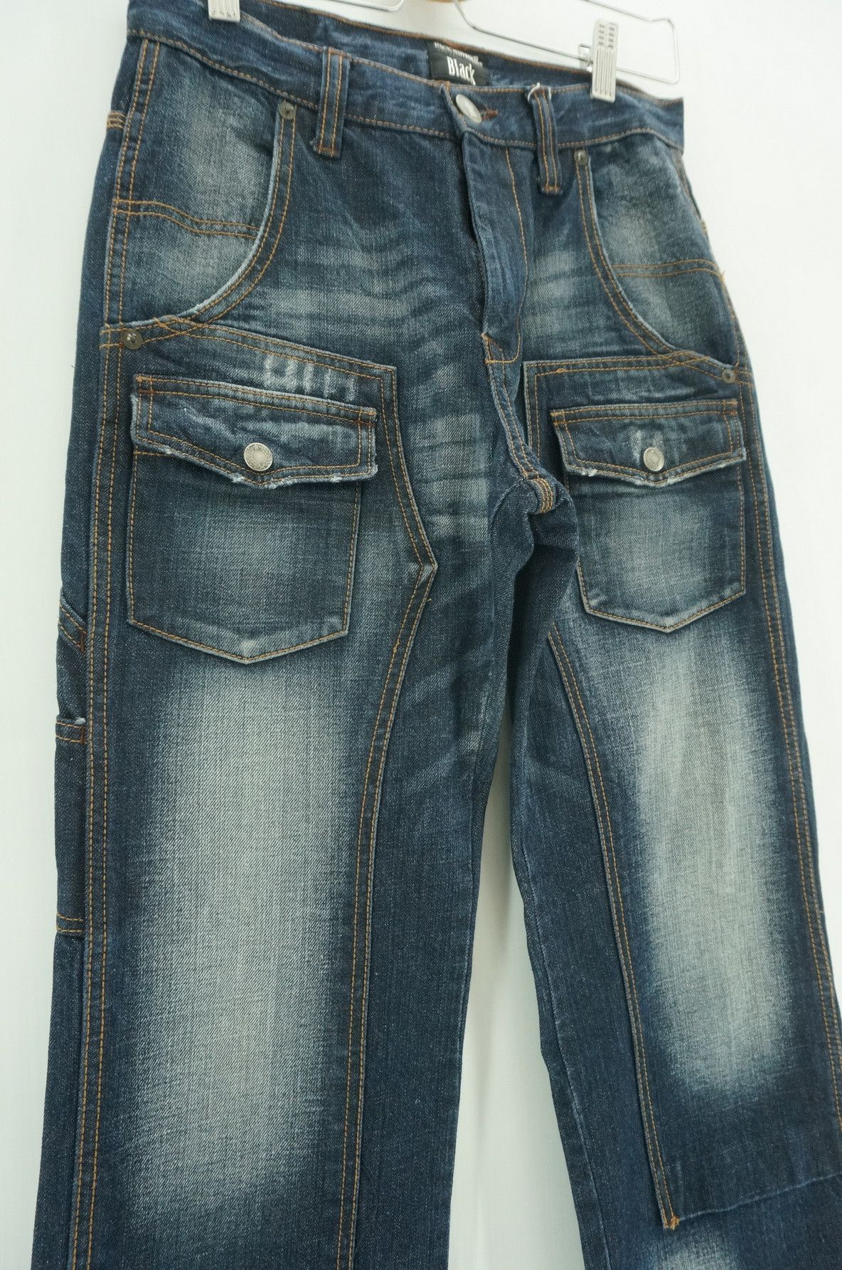 Japanese Brand BACK NUMBER Japan Bush Jeans Size US 27 - 2 Thumbnail