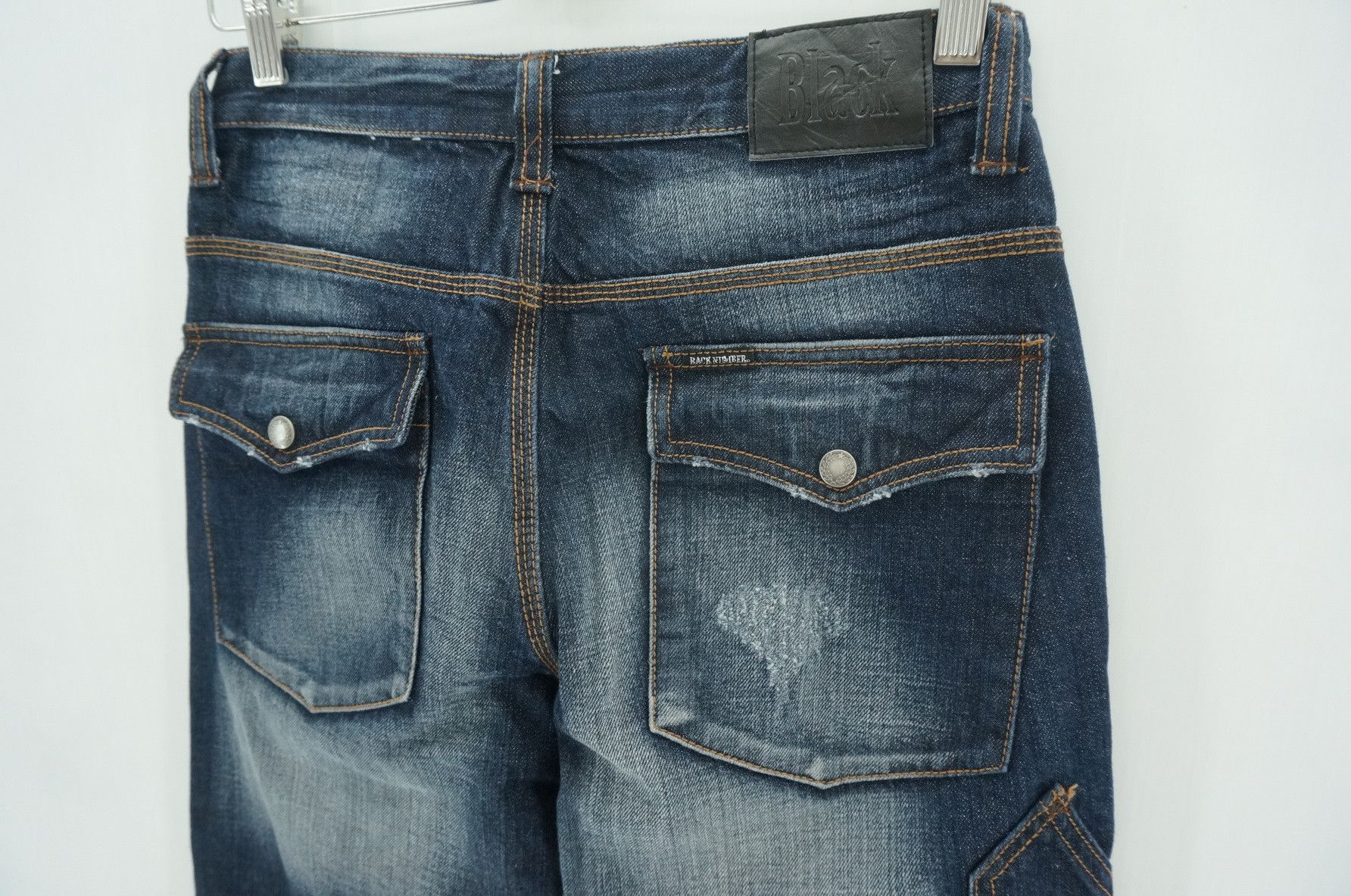 Japanese Brand BACK NUMBER Japan Bush Jeans Size US 27 - 11 Thumbnail