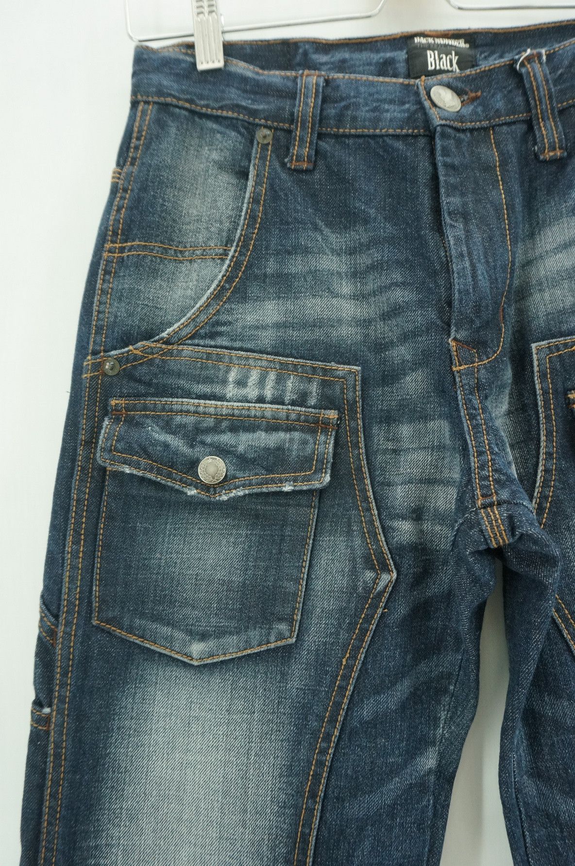 Japanese Brand BACK NUMBER Japan Bush Jeans Size US 27 - 6 Thumbnail