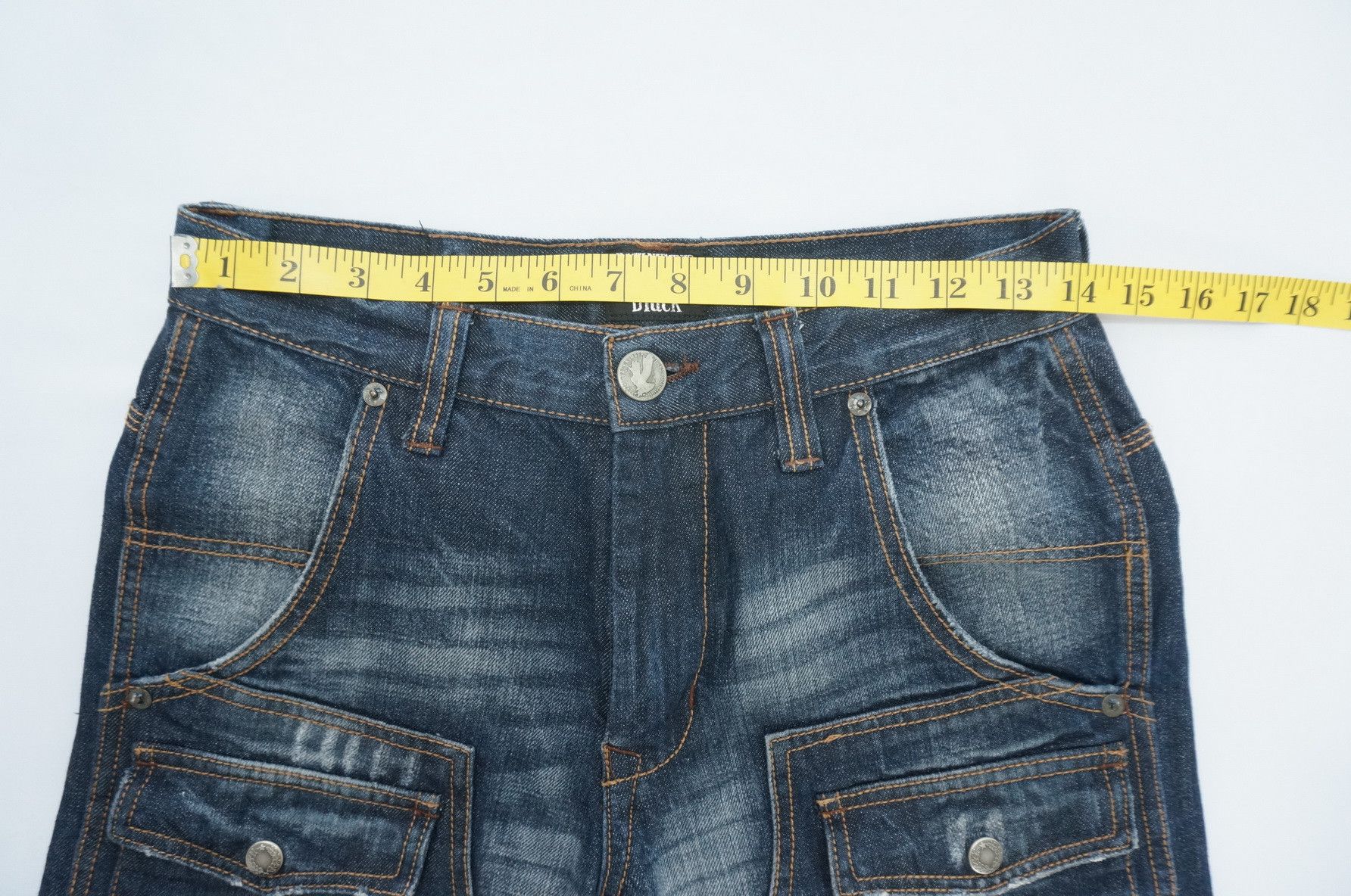 Japanese Brand BACK NUMBER Japan Bush Jeans Size US 27 - 18 Thumbnail