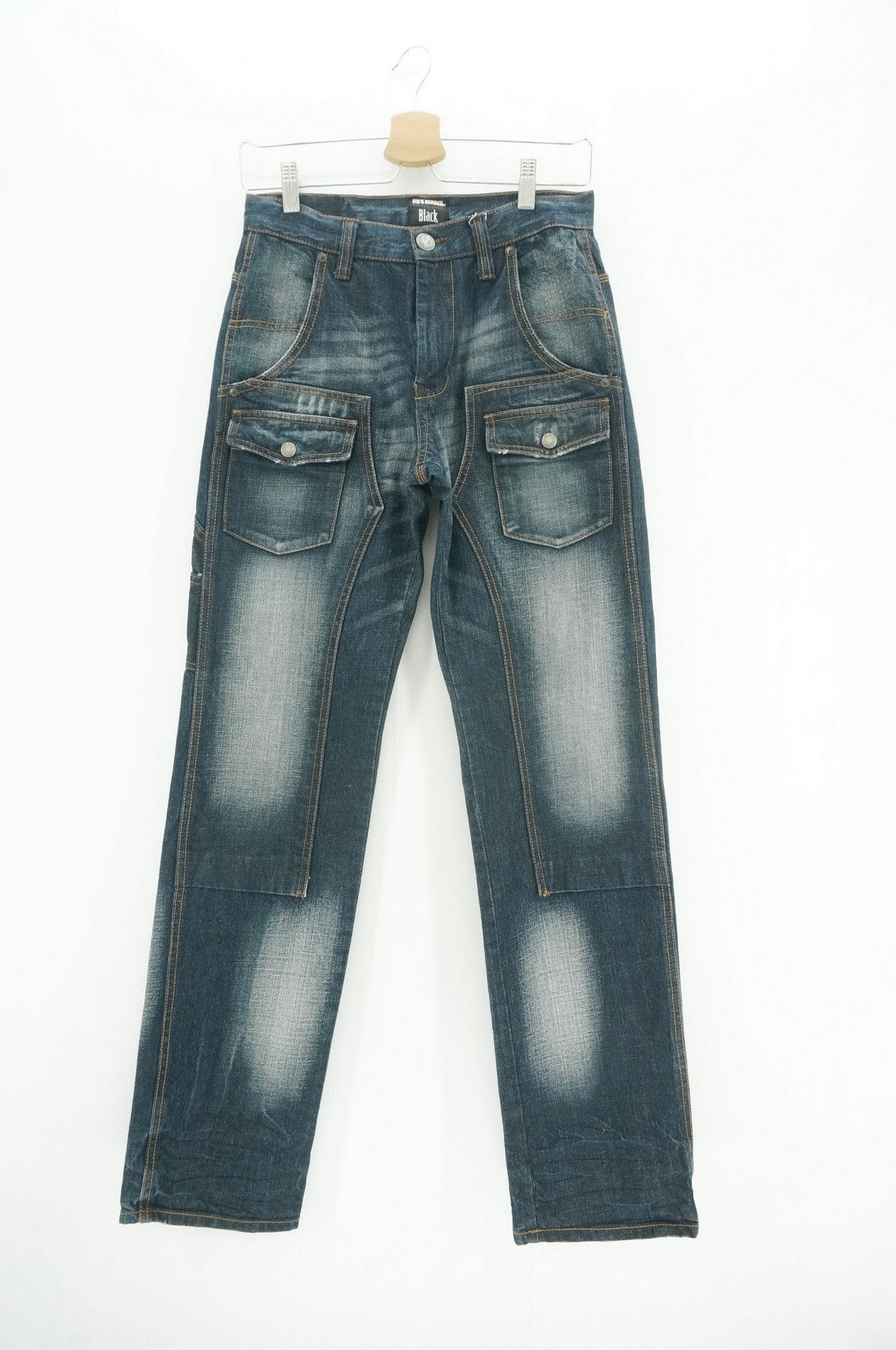 Japanese Brand BACK NUMBER Japan Bush Jeans Size US 27 - 1 Thumbnail