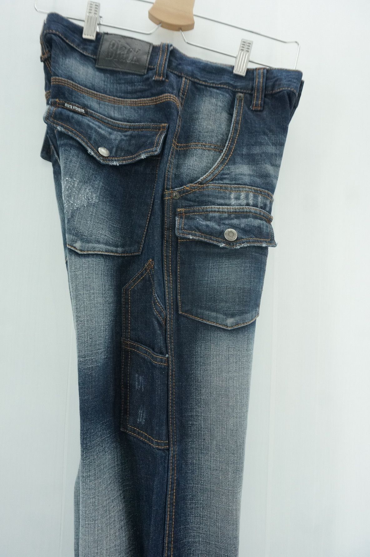 Japanese Brand BACK NUMBER Japan Bush Jeans Size US 27 - 4 Thumbnail
