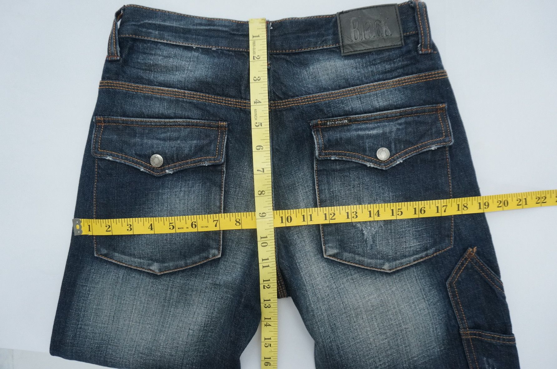 Japanese Brand BACK NUMBER Japan Bush Jeans Size US 27 - 17 Thumbnail