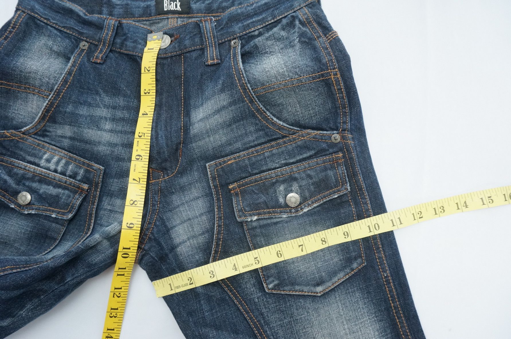 Japanese Brand BACK NUMBER Japan Bush Jeans Size US 27 - 15 Thumbnail