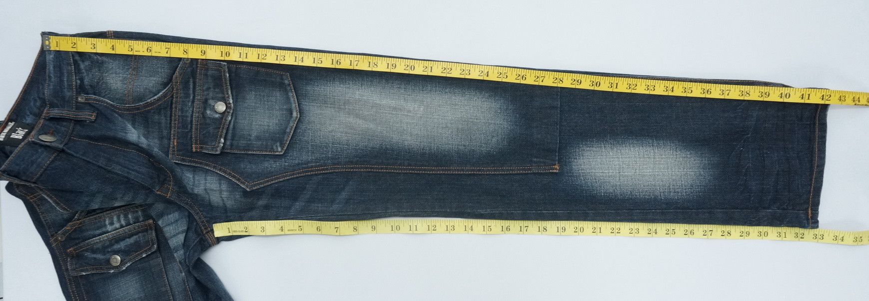 Japanese Brand BACK NUMBER Japan Bush Jeans Size US 27 - 16 Thumbnail