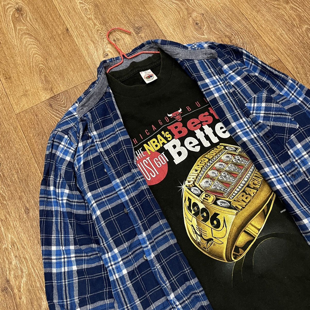 Flannel Vintage Flannel Checkered Shirt Travis Style Size US XXL / EU 58 / 5 - 5 Thumbnail