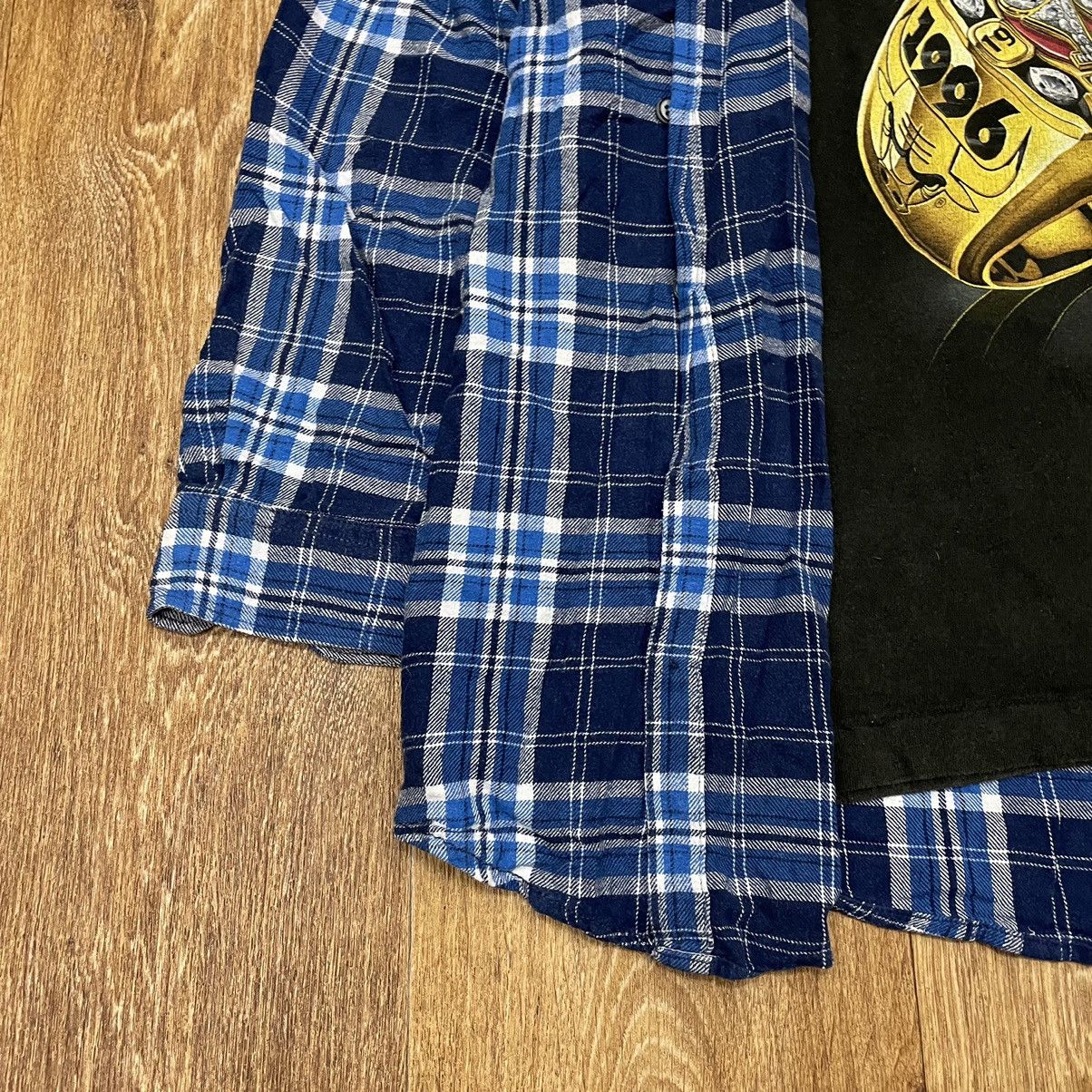 Flannel Vintage Flannel Checkered Shirt Travis Style Size US XXL / EU 58 / 5 - 3 Thumbnail