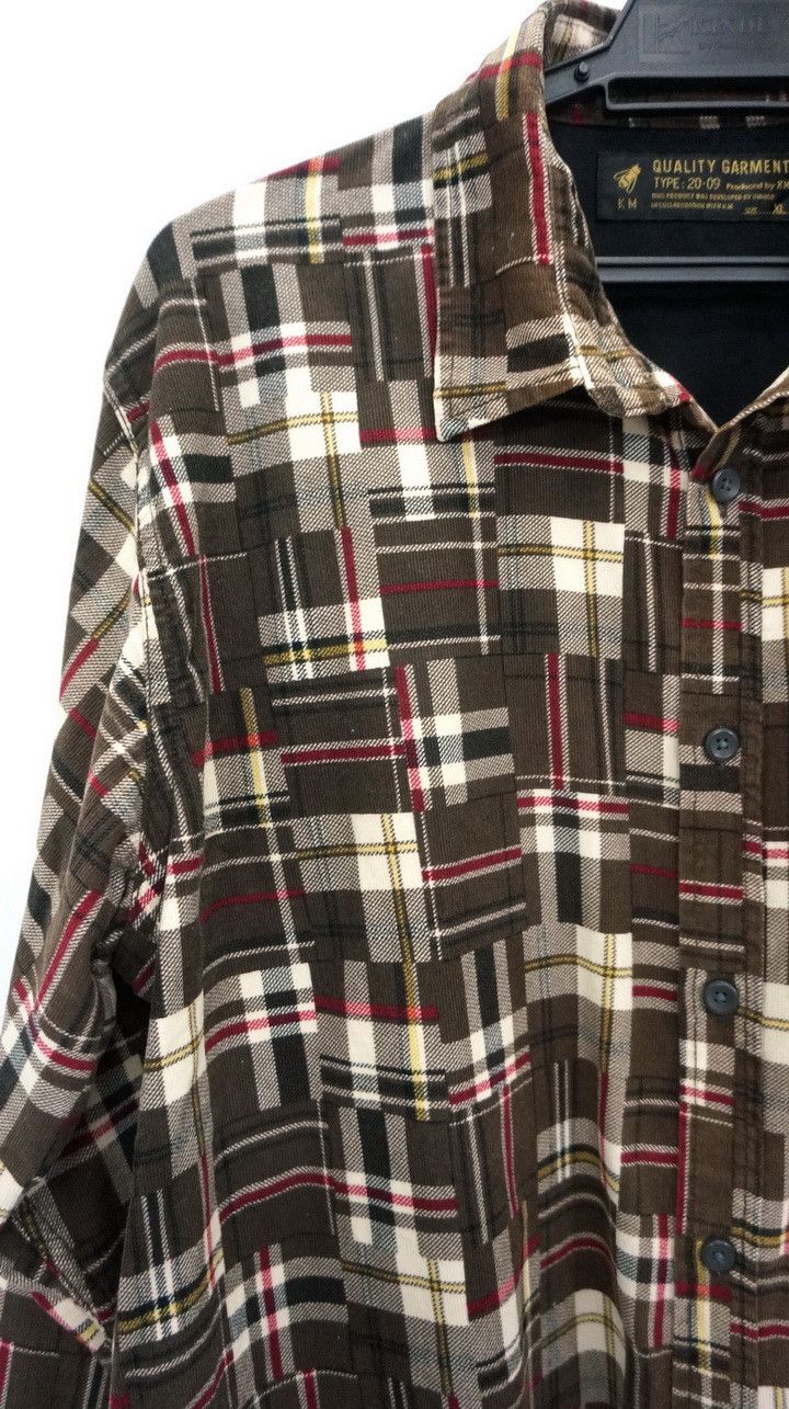 Japanese Brand Rare Vtg! Uniqlo Kiminori Morishita Flannel Shirt Size US L / EU 52-54 / 3 - 5 Thumbnail