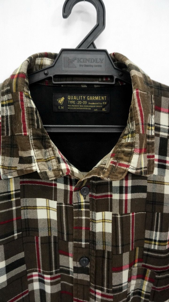 Japanese Brand Rare Vtg! Uniqlo Kiminori Morishita Flannel Shirt Size US L / EU 52-54 / 3 - 4 Thumbnail