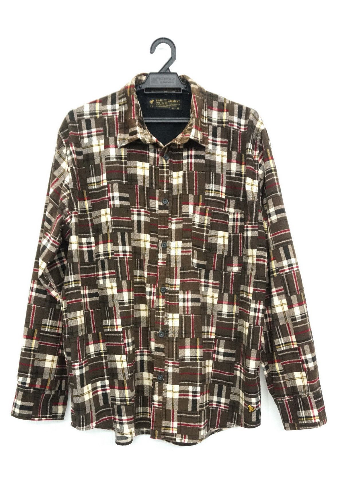 Japanese Brand Rare Vtg! Uniqlo Kiminori Morishita Flannel Shirt Size US L / EU 52-54 / 3 - 1 Thumbnail