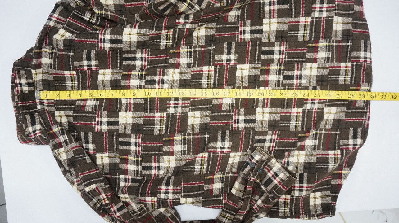 Japanese Brand Rare Vtg! Uniqlo Kiminori Morishita Flannel Shirt Size US L / EU 52-54 / 3 - 9 Thumbnail