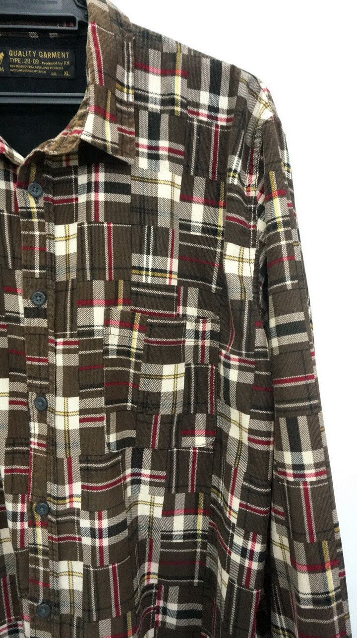 Japanese Brand Rare Vtg! Uniqlo Kiminori Morishita Flannel Shirt Size US L / EU 52-54 / 3 - 2 Thumbnail